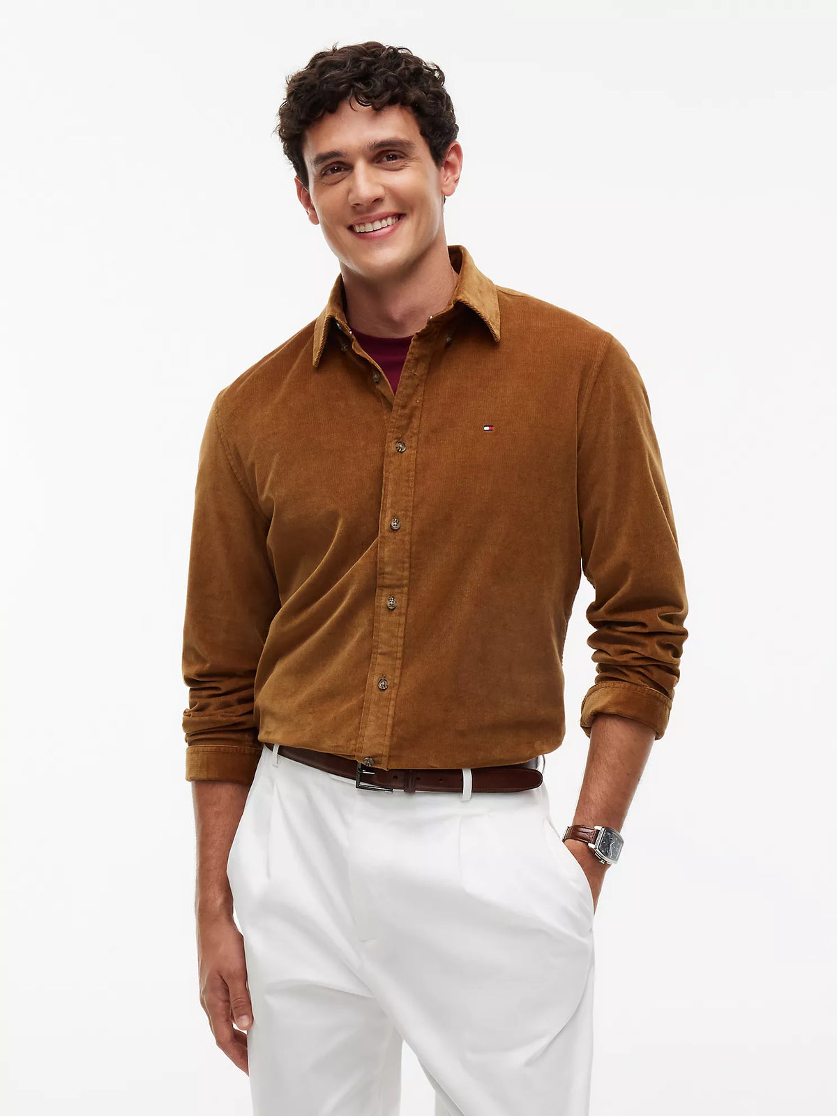 Tommy Hilfiger - Regular Fit Stretch Corduroy Shirt