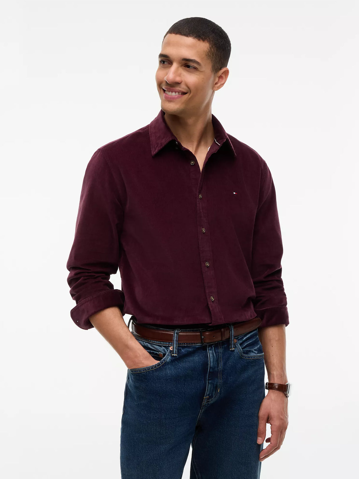 Tommy Hilfiger - Regular Fit Stretch Corduroy Shirt
