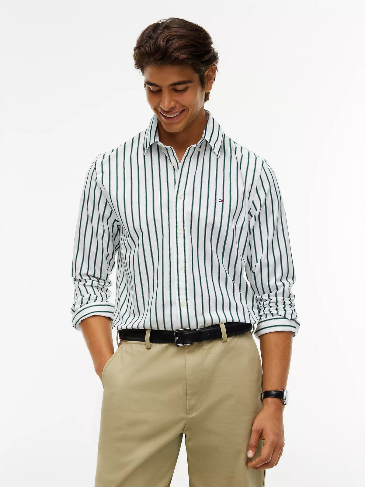 Tommy Hilfiger - Regular Fit Striped Oxford Shirt