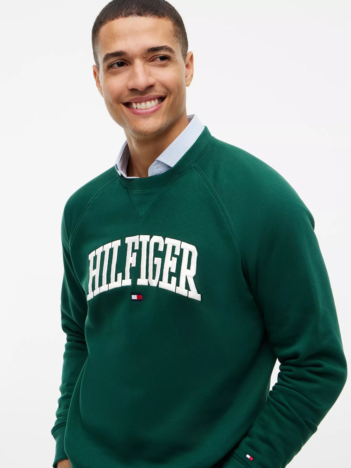 Tommy Hilfiger - Varsity Hilfiger Logo Raglan Sweatshirt
