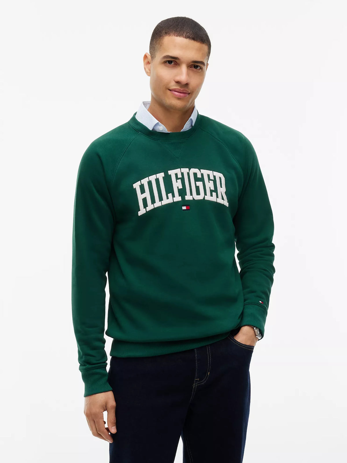 Tommy Hilfiger - Varsity Hilfiger Logo Raglan Sweatshirt