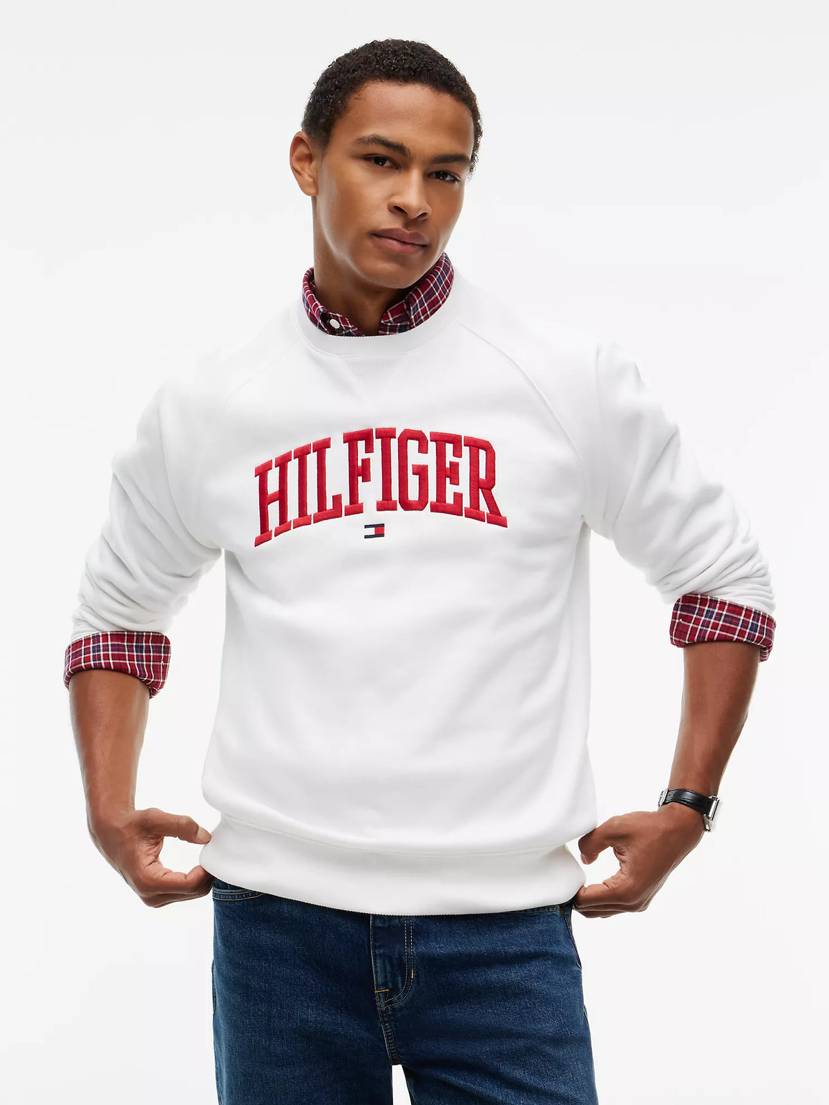 Tommy Hilfiger - Varsity Hilfiger Logo Raglan Sweatshirt