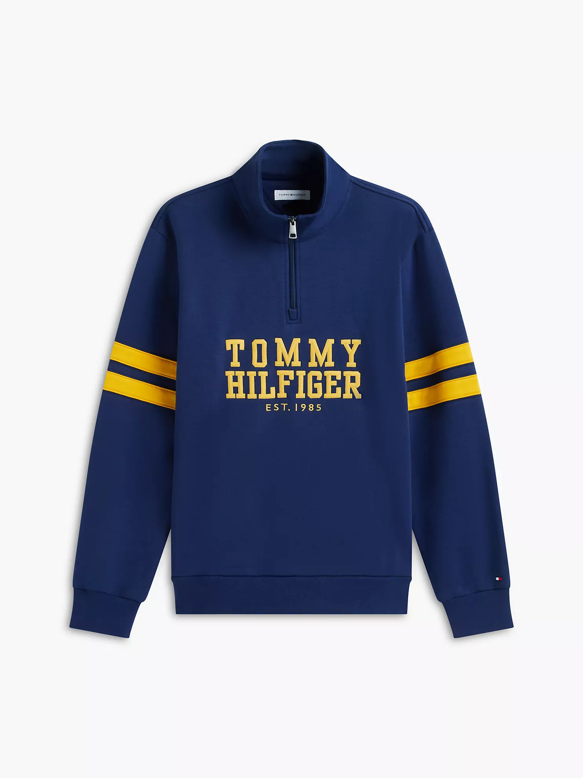 Tommy Hilfiger - Varsity Stripe Quarter-Zip Sweatshirt