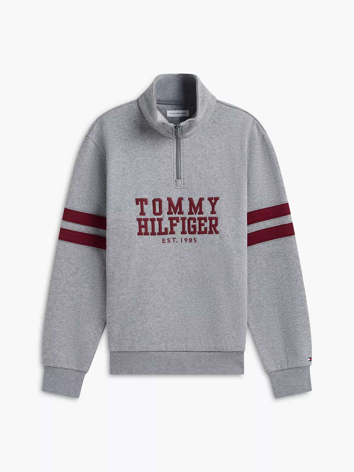 Tommy Hilfiger - Varsity Stripe Quarter-Zip Sweatshirt