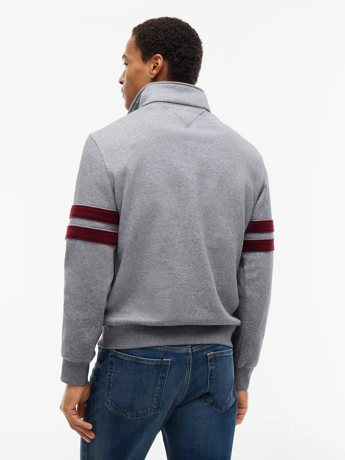 Tommy Hilfiger - Varsity Stripe Quarter-Zip Sweatshirt