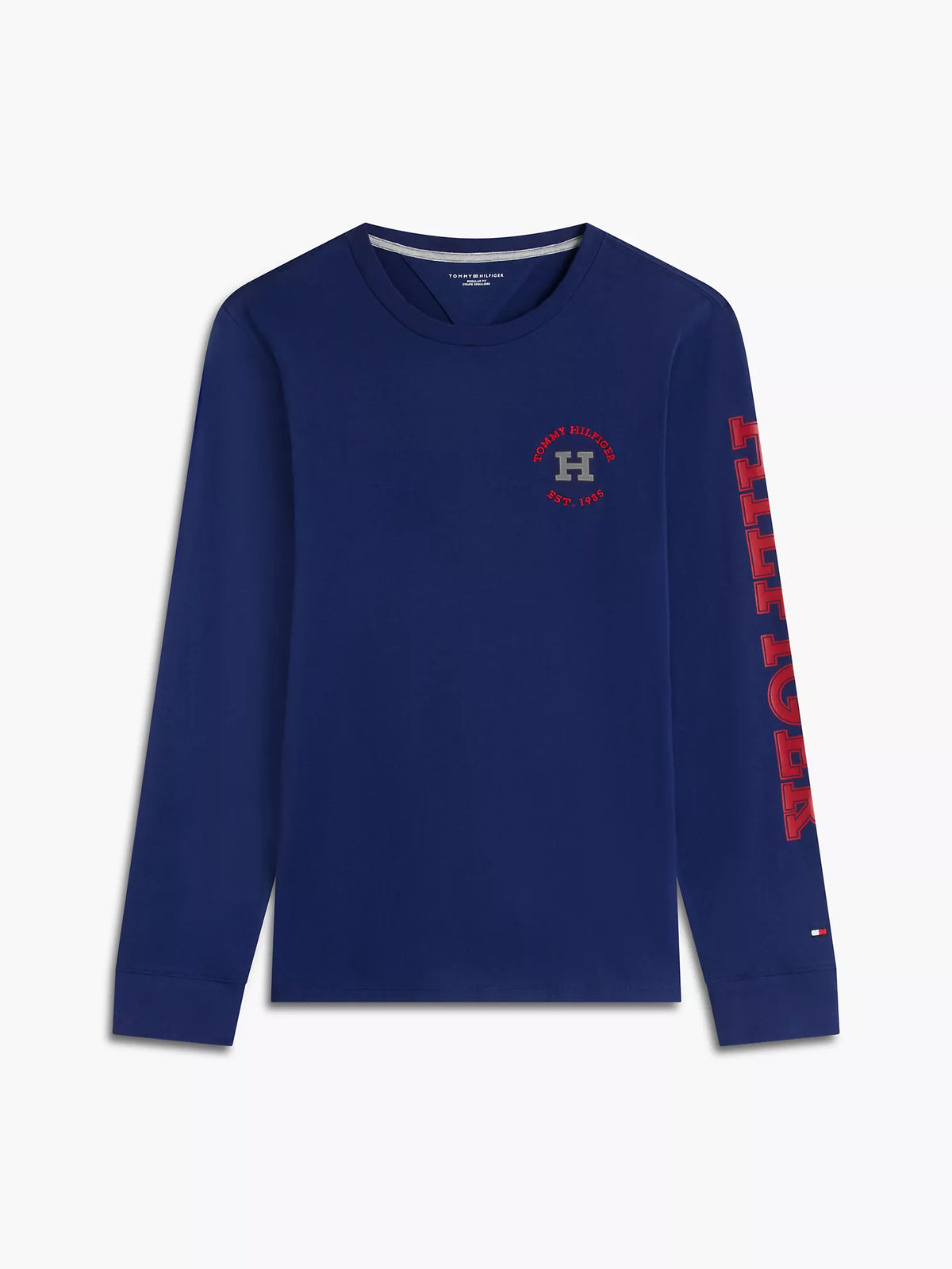 Tommy Hilfiger - Long-Sleeve Hilfiger Logo T-Shirt