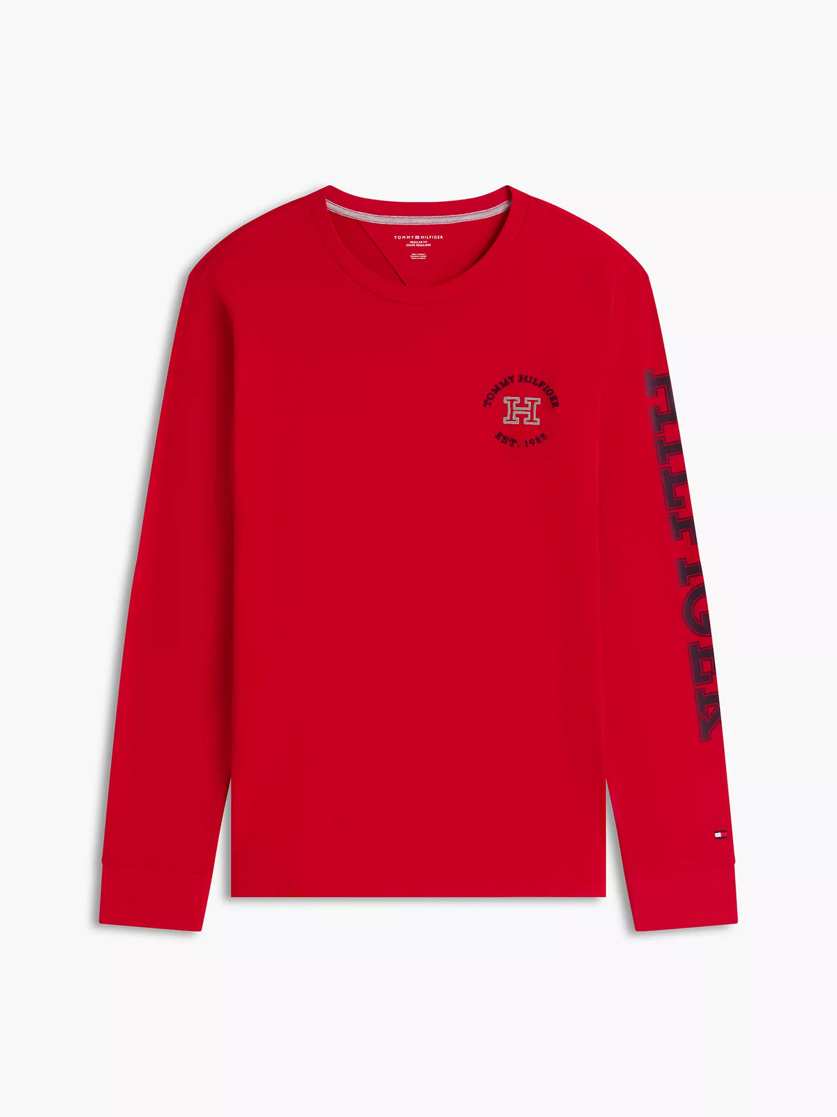 Tommy Hilfiger - Long-Sleeve Hilfiger Logo T-Shirt