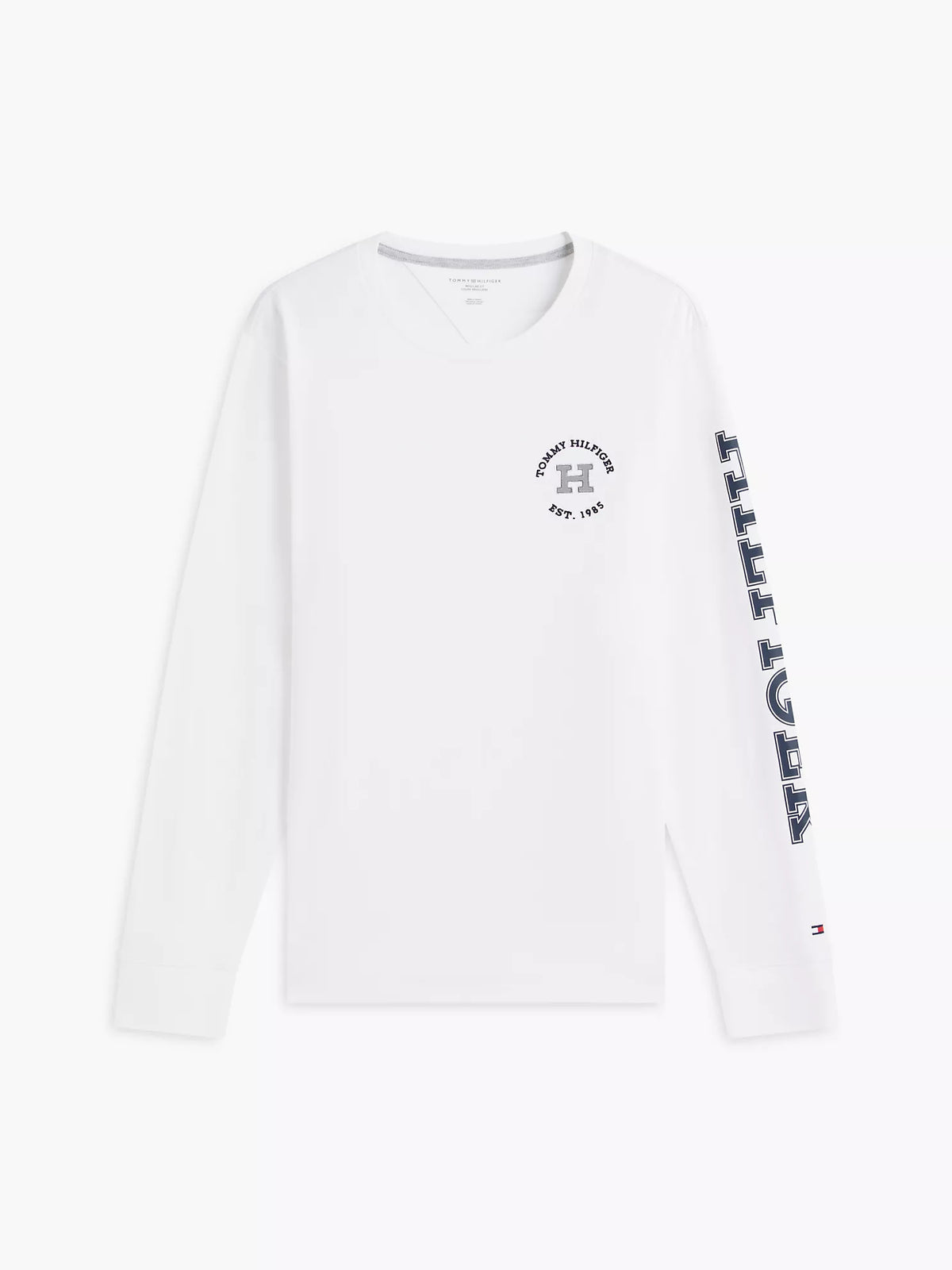 Tommy Hilfiger - Long-Sleeve Hilfiger Logo T-Shirt