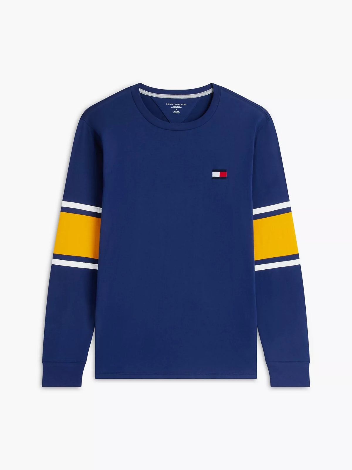 Tommy Hilfiger - Long-Sleeve Varsity Block Stripe T-Shirt