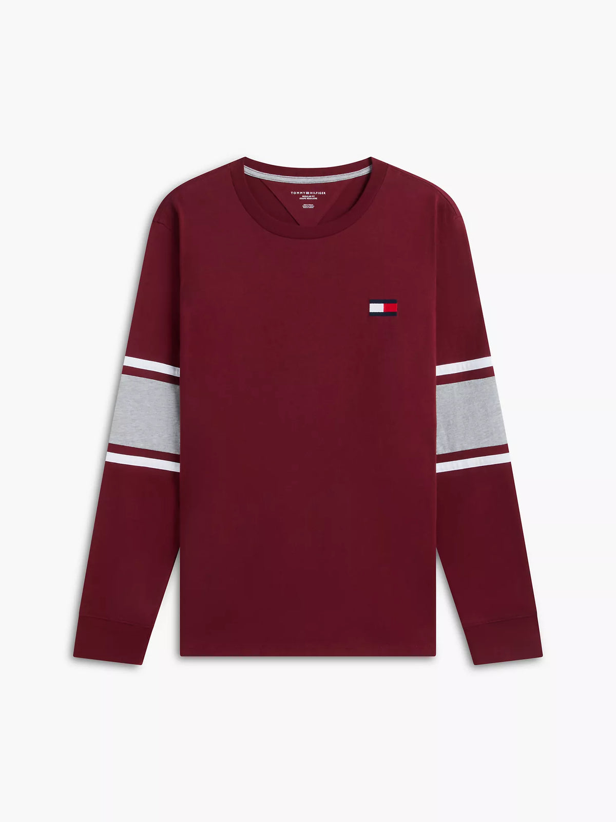 Tommy Hilfiger - Long-Sleeve Varsity Block Stripe T-Shirt