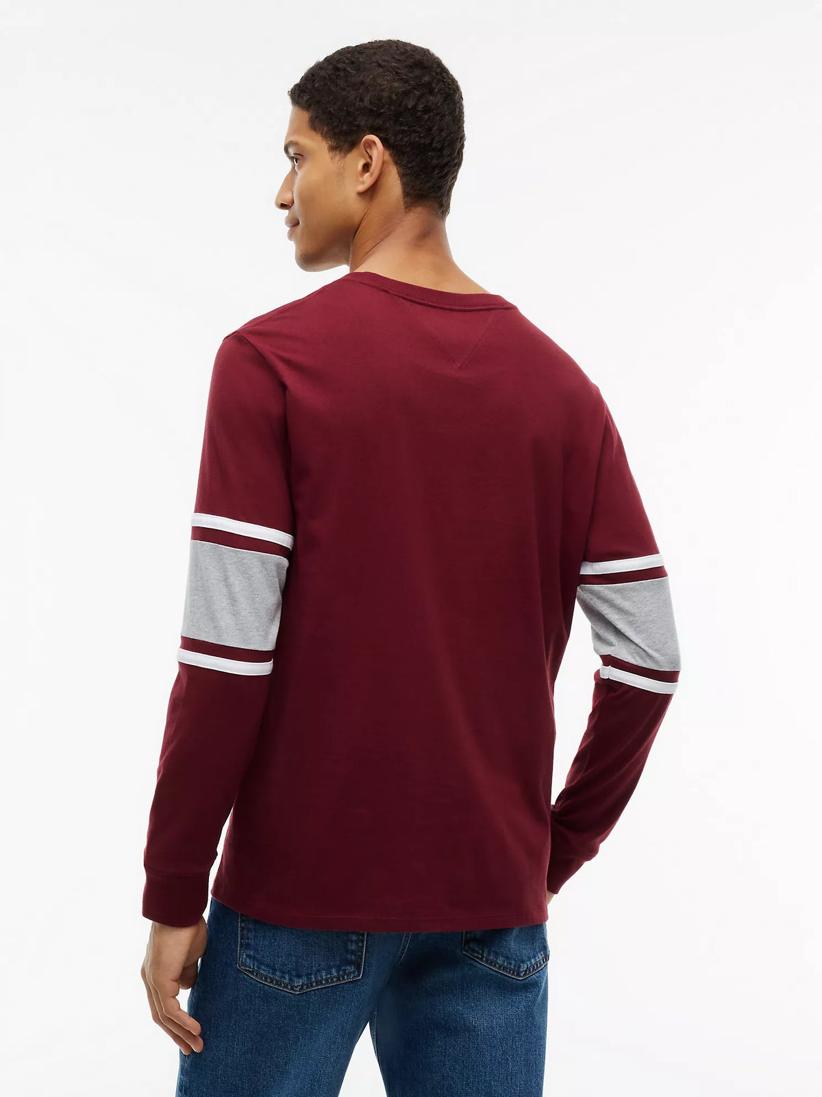 Tommy Hilfiger - Long-Sleeve Varsity Block Stripe T-Shirt