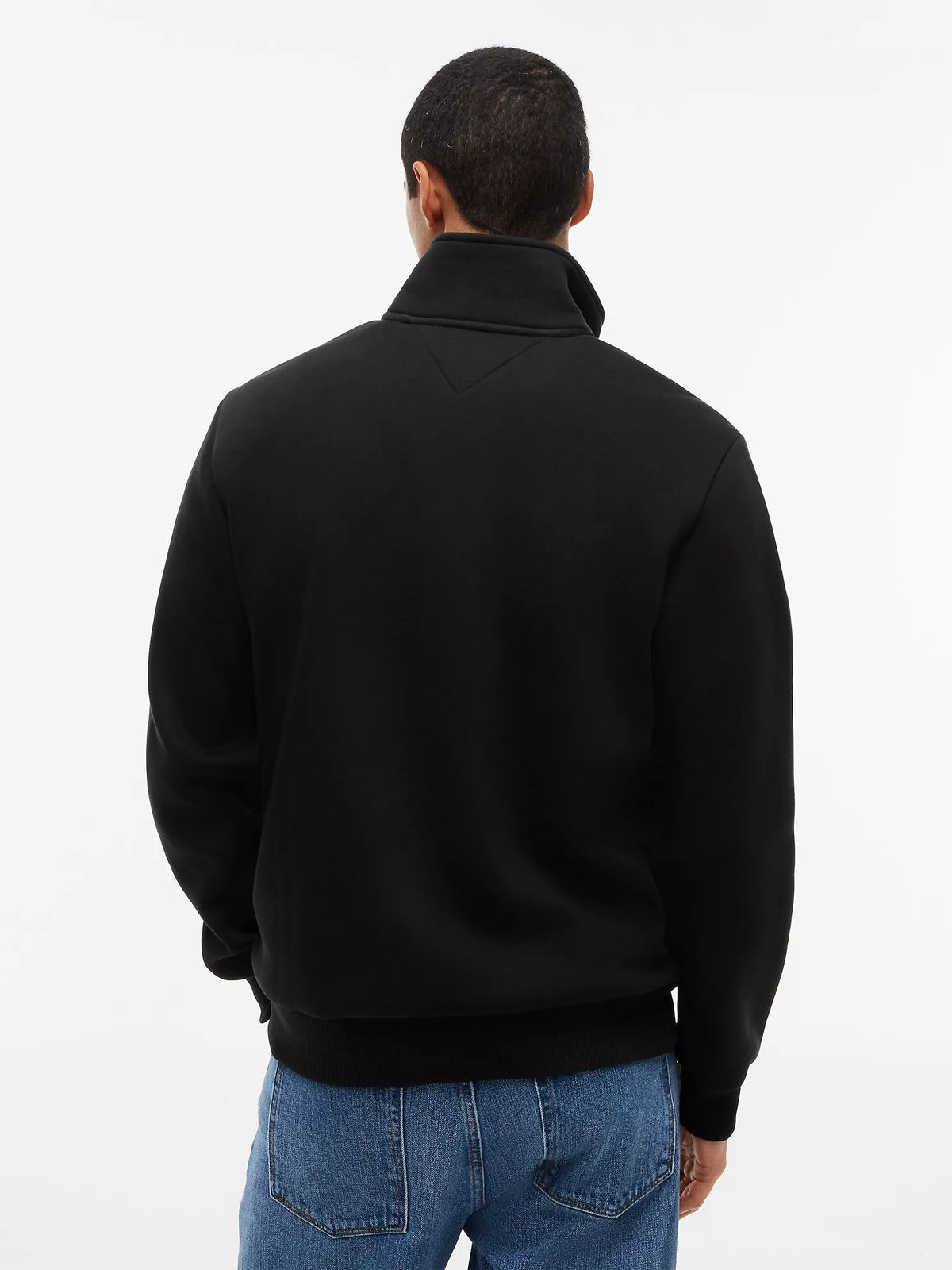 Tommy Hilfiger - Flag Stripe Logo Quarter-Zip Sweatshirt