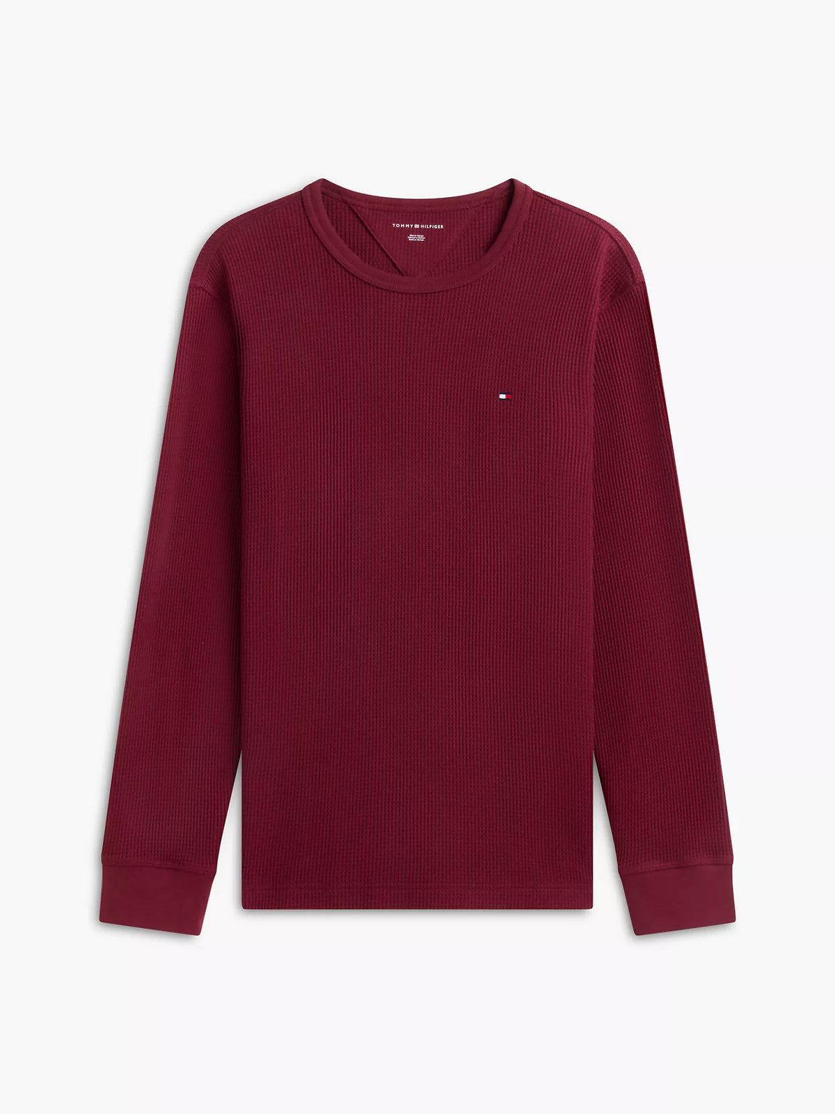 Tommy Hilfiger - Long-Sleeve Waffle-Knit T-Shirt