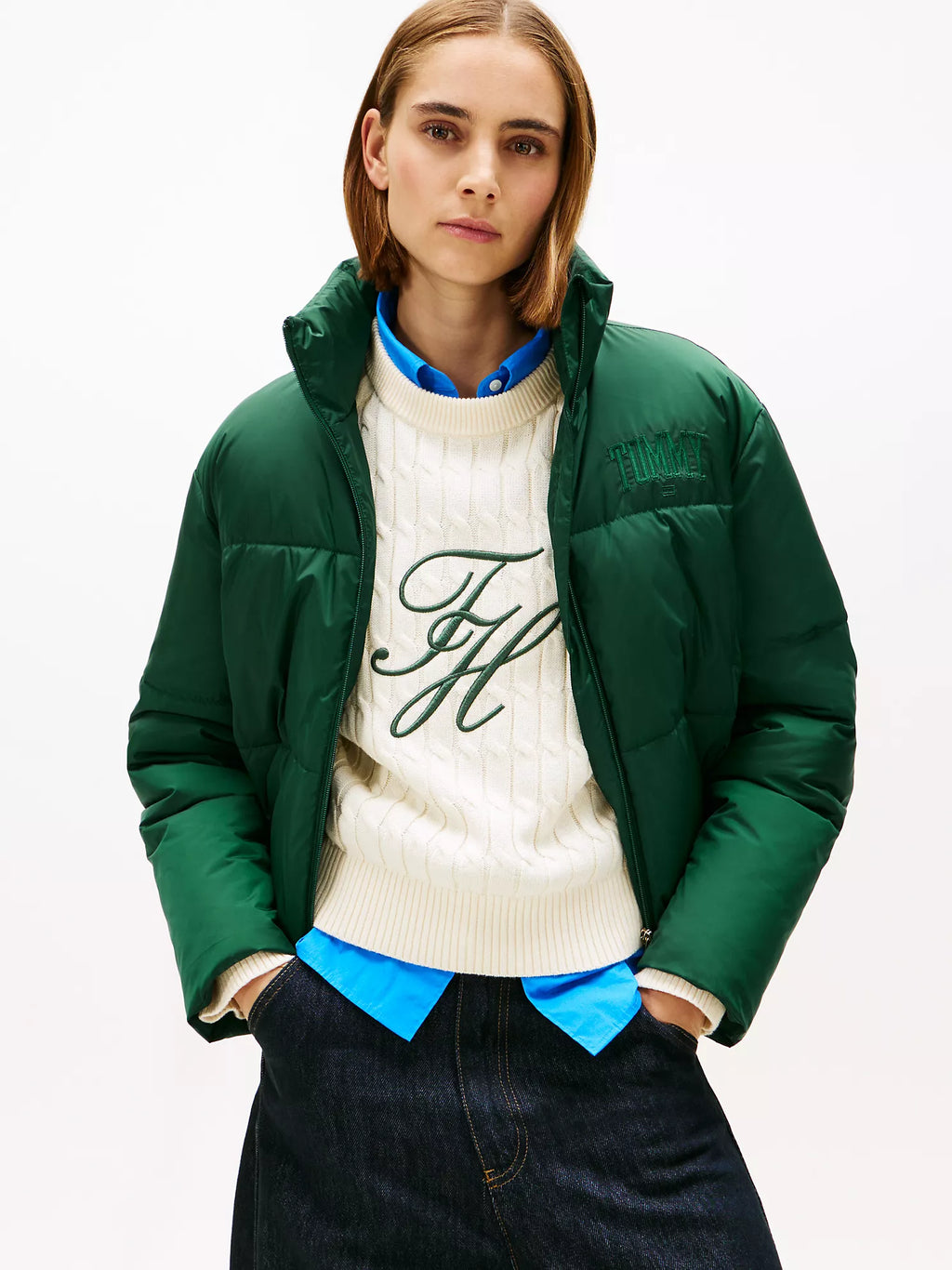 Tommy Hilfiger - Cropped Puffer Jacket