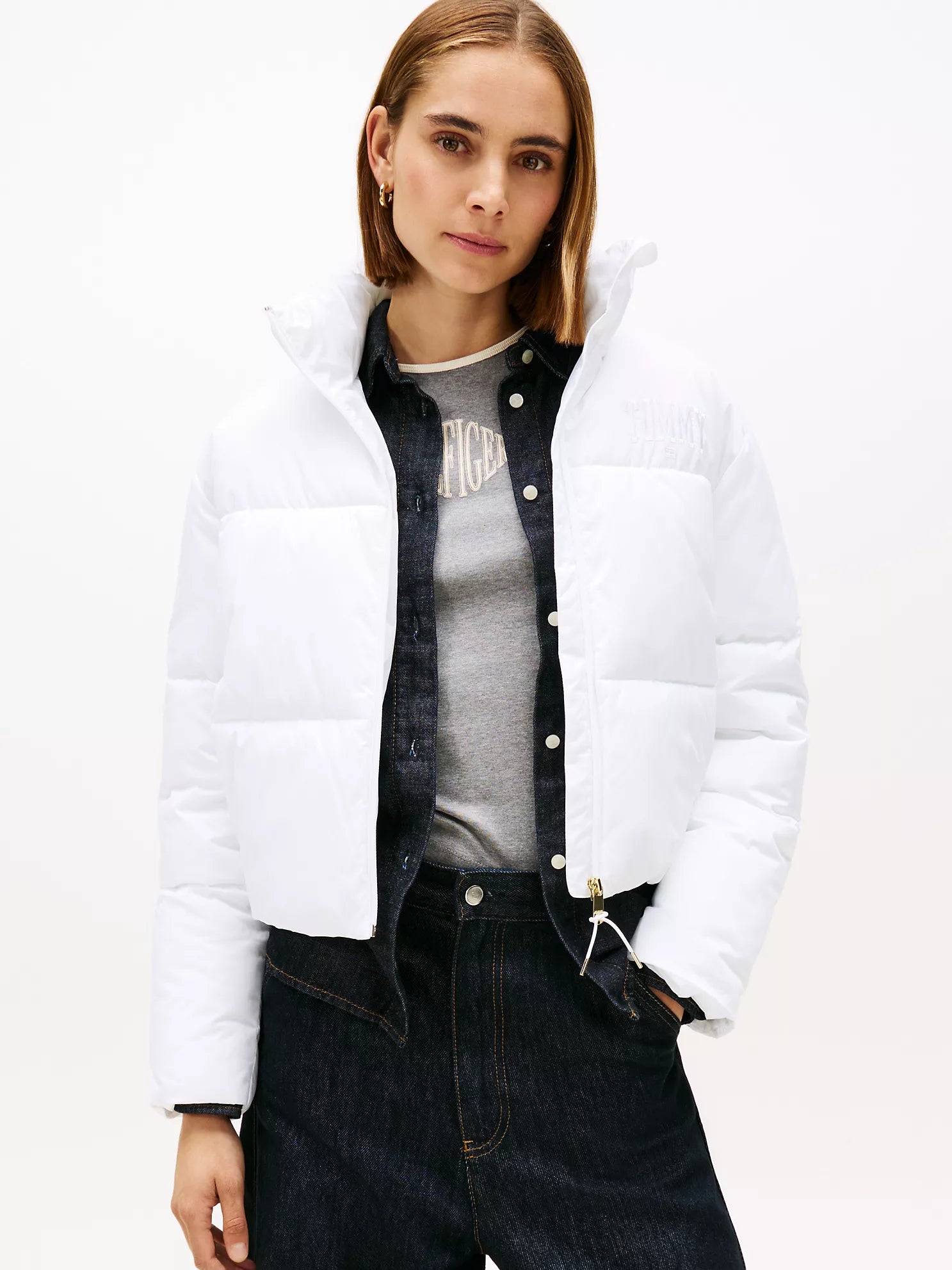Tommy Hilfiger - Cropped Puffer Jacket