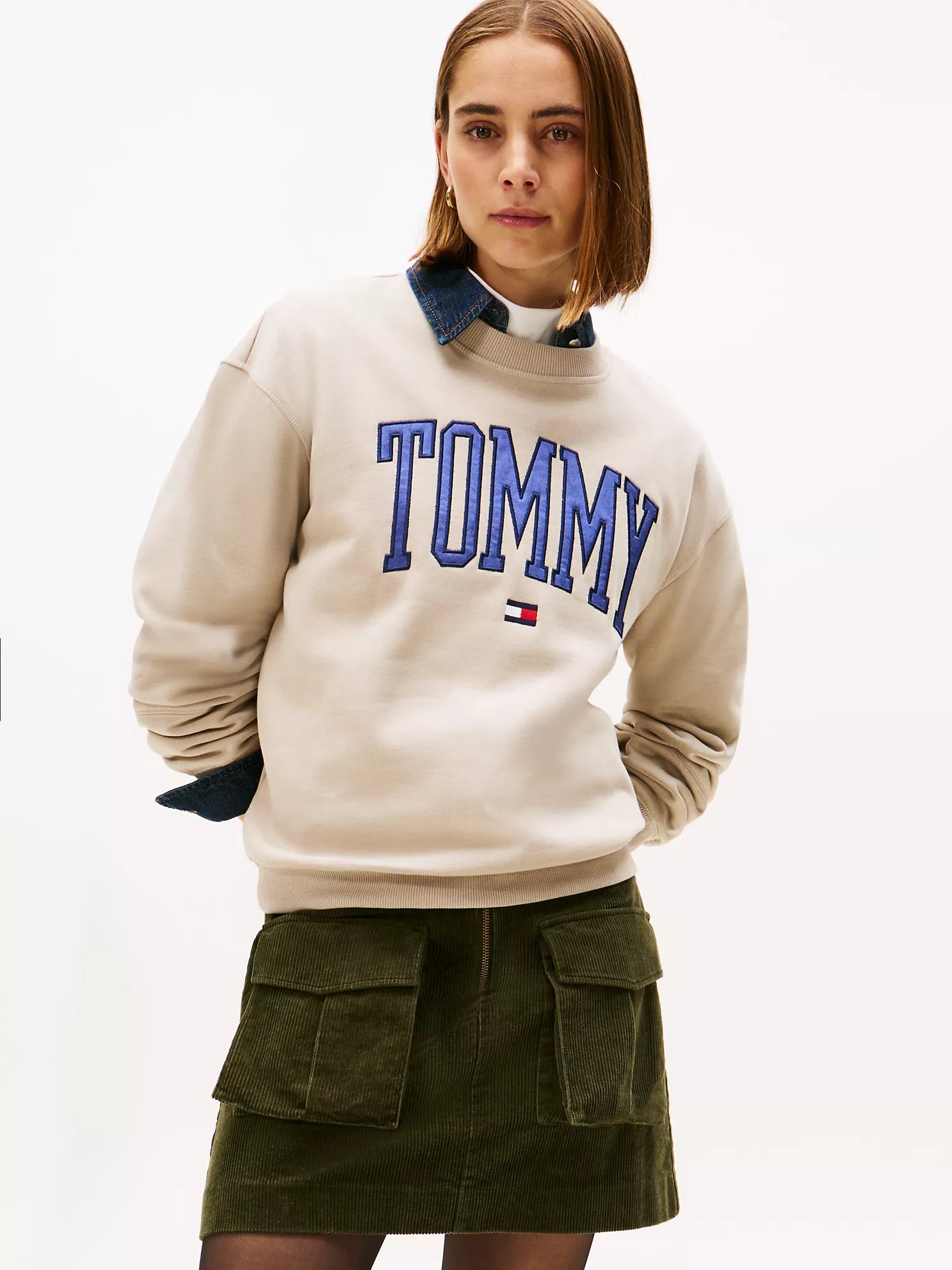 Tommy Hilfiger - Varsity Tommy Logo Crewneck Sweatshirt
