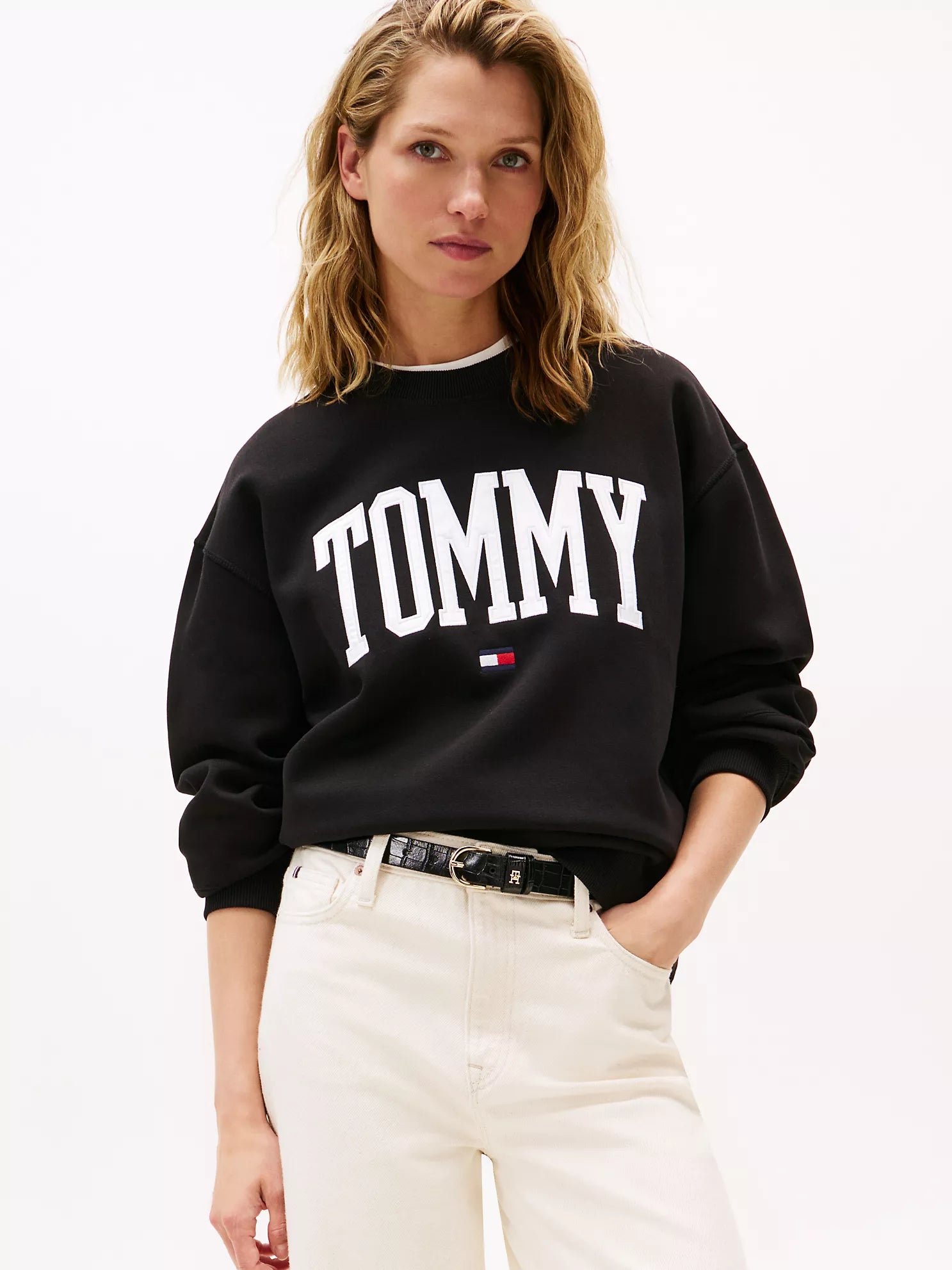 Tommy Hilfiger - Varsity Tommy Logo Crewneck Sweatshirt
