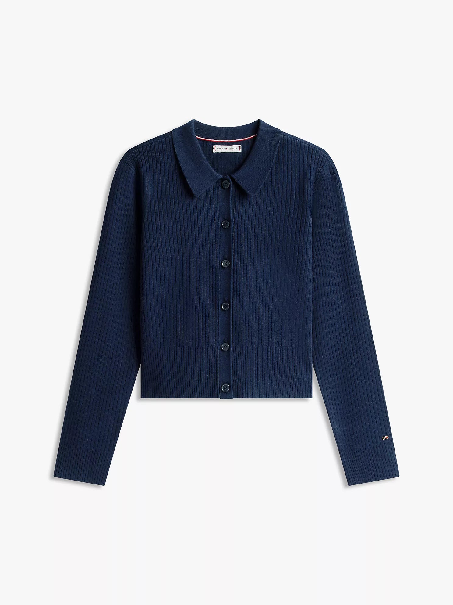 Tommy Hilfiger - Rib-Knit Polo Cardigan