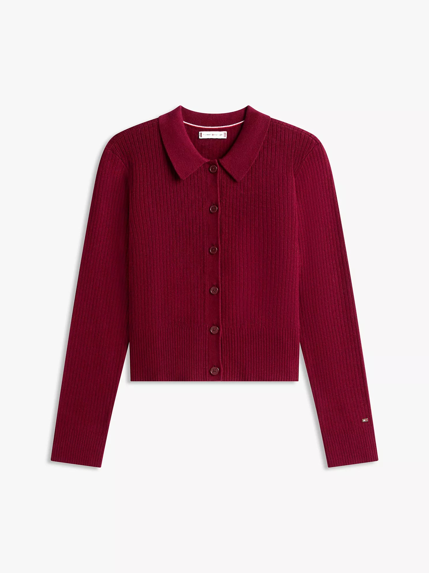 Tommy Hilfiger - Rib-Knit Polo Cardigan