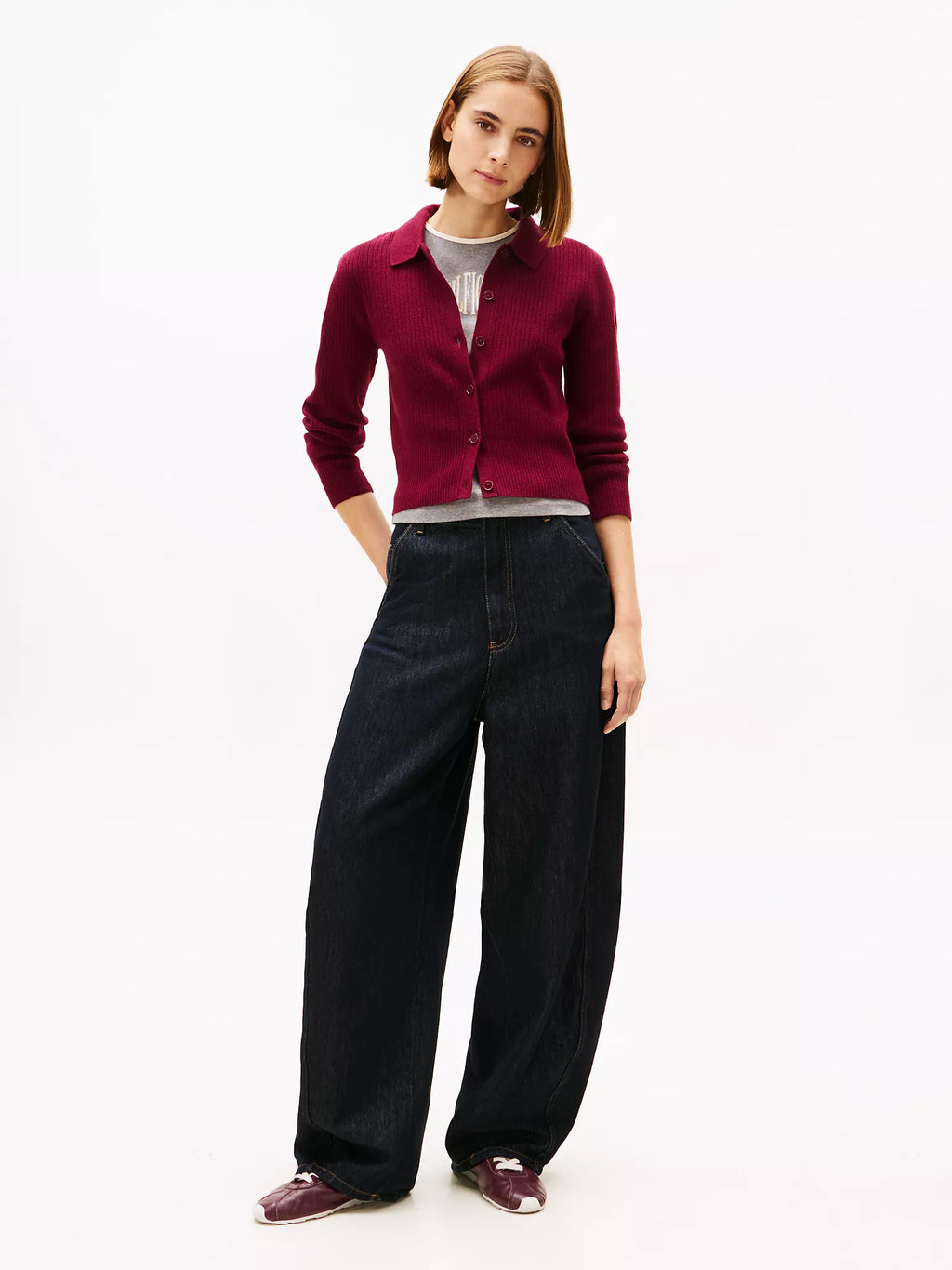 Tommy Hilfiger - Rib-Knit Polo Cardigan