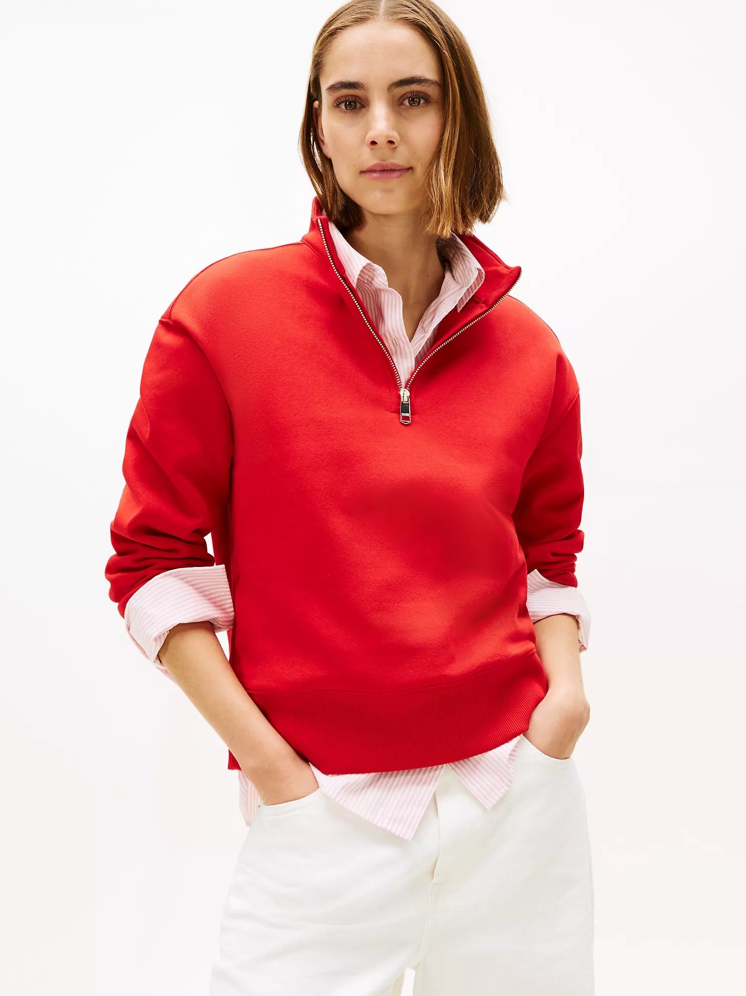 Tommy Hilfiger - Fleece Quarter-Zip Sweatshirt