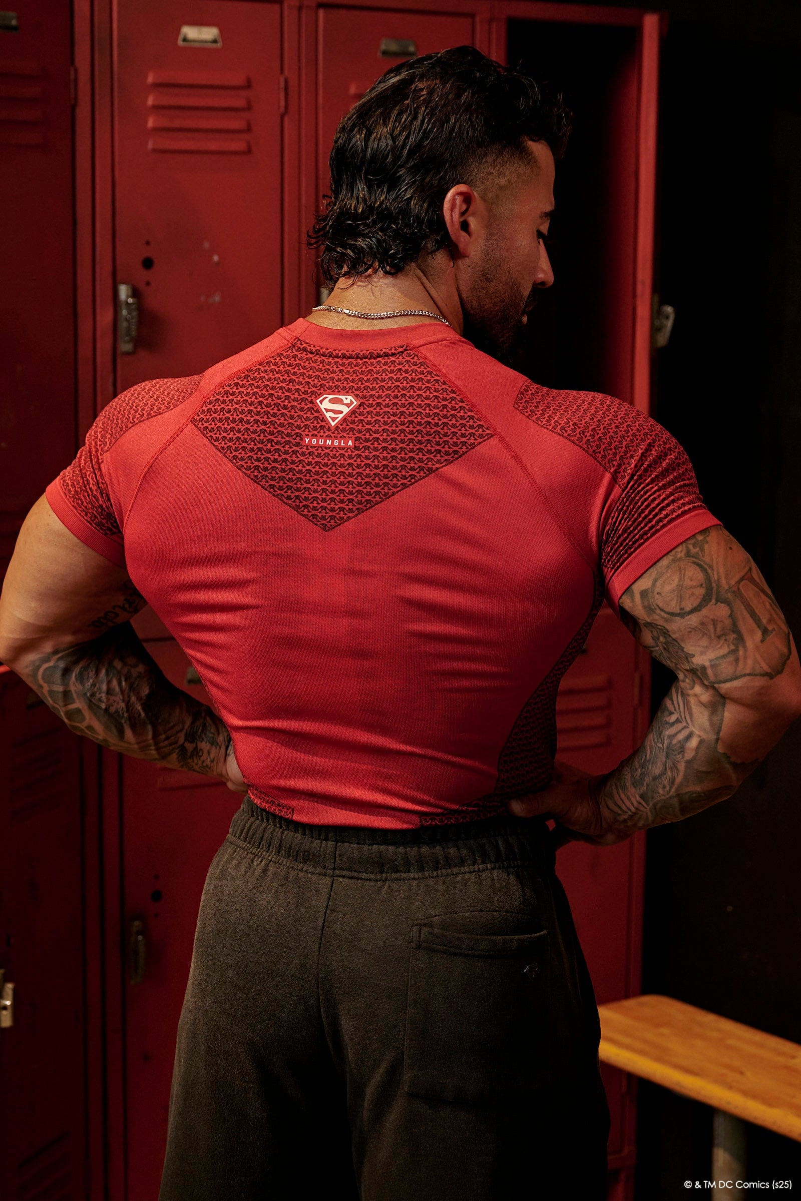 YOUNGLA - 4117 - Superman Compression Tees