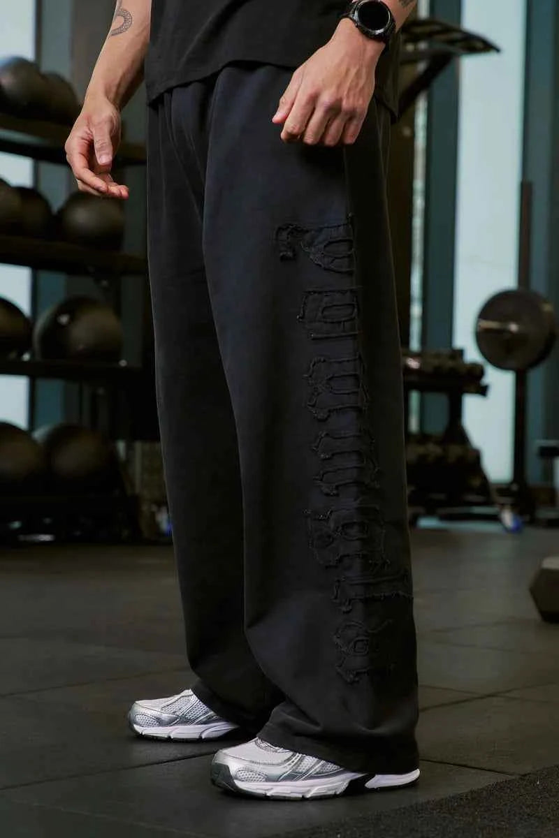 YOUNGLA - 2093 Patchwork Sweats