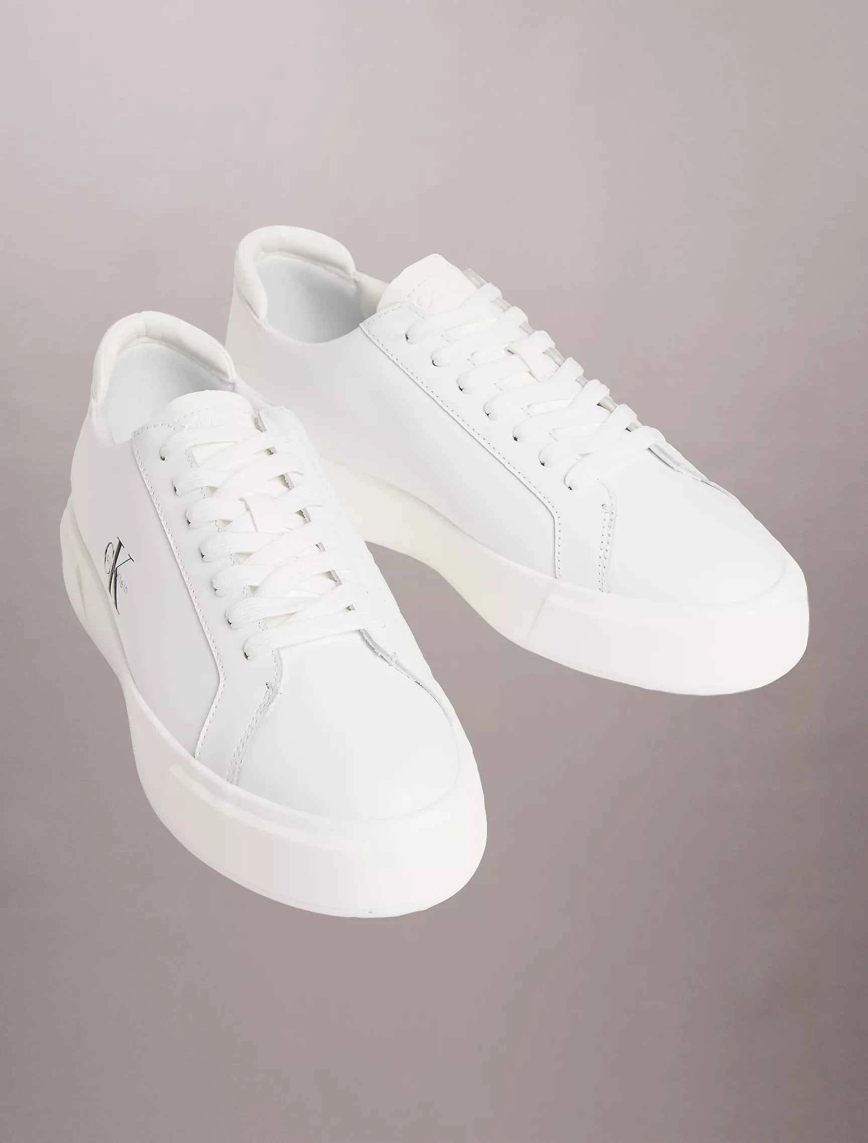 Calvin Klein - Men's Leather Monologo Sneakers