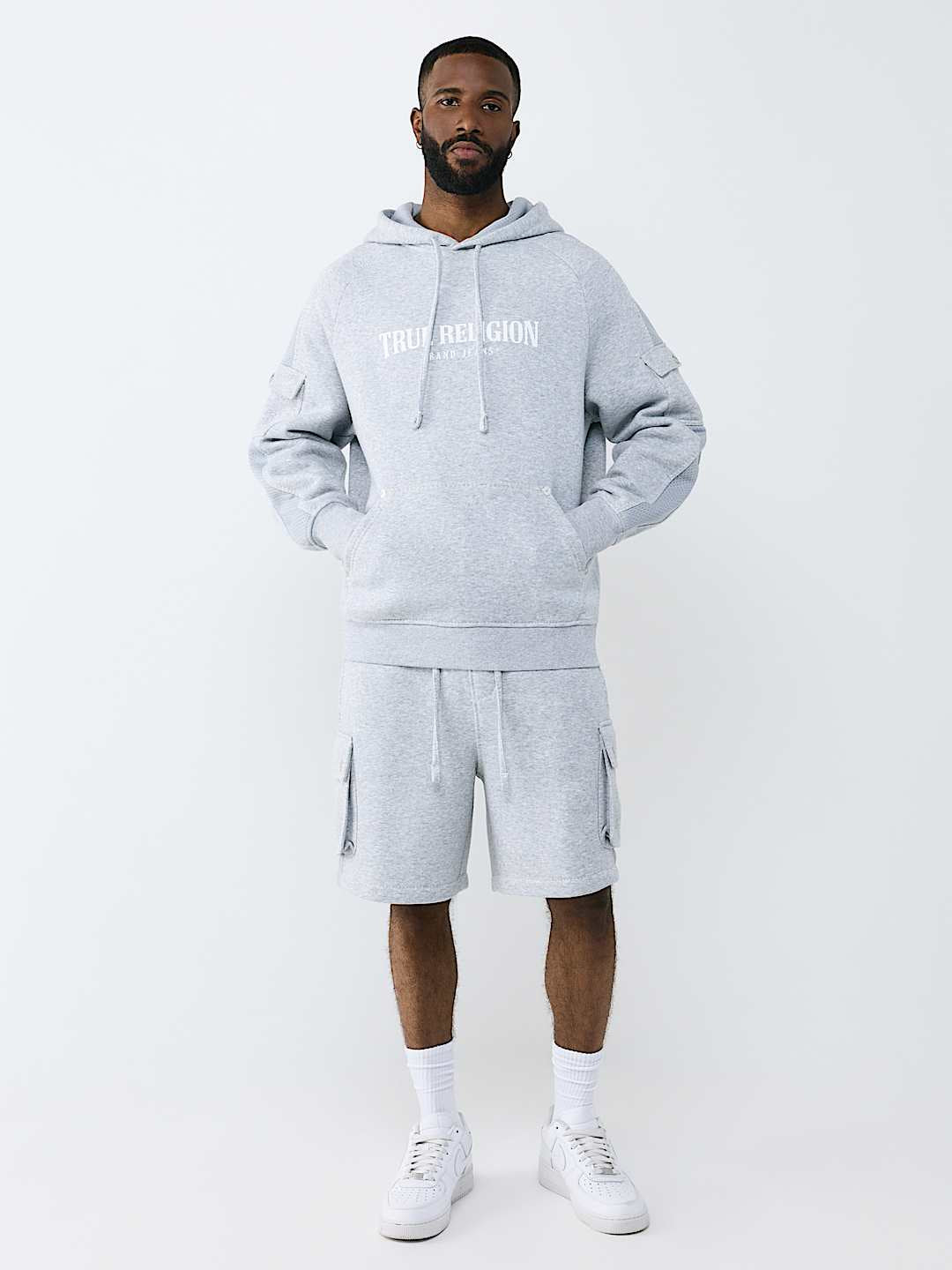 True Religion - Mesh Panel Big T Cargo Short