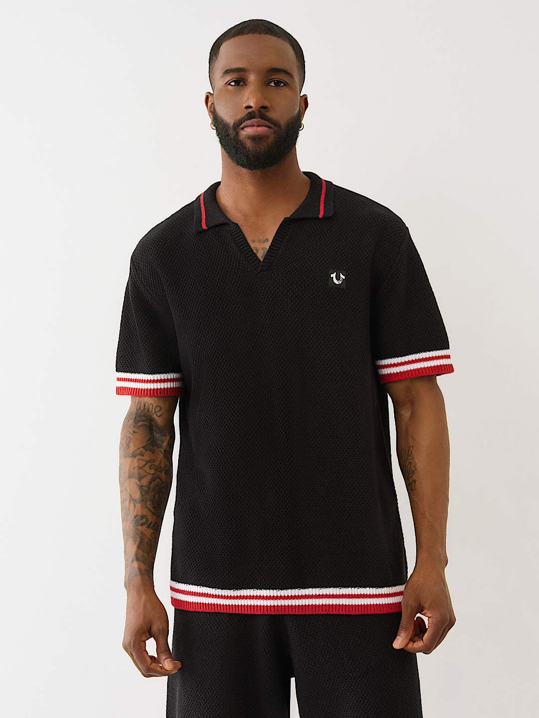 True Religion - Sweater Knit Polo Shirt
