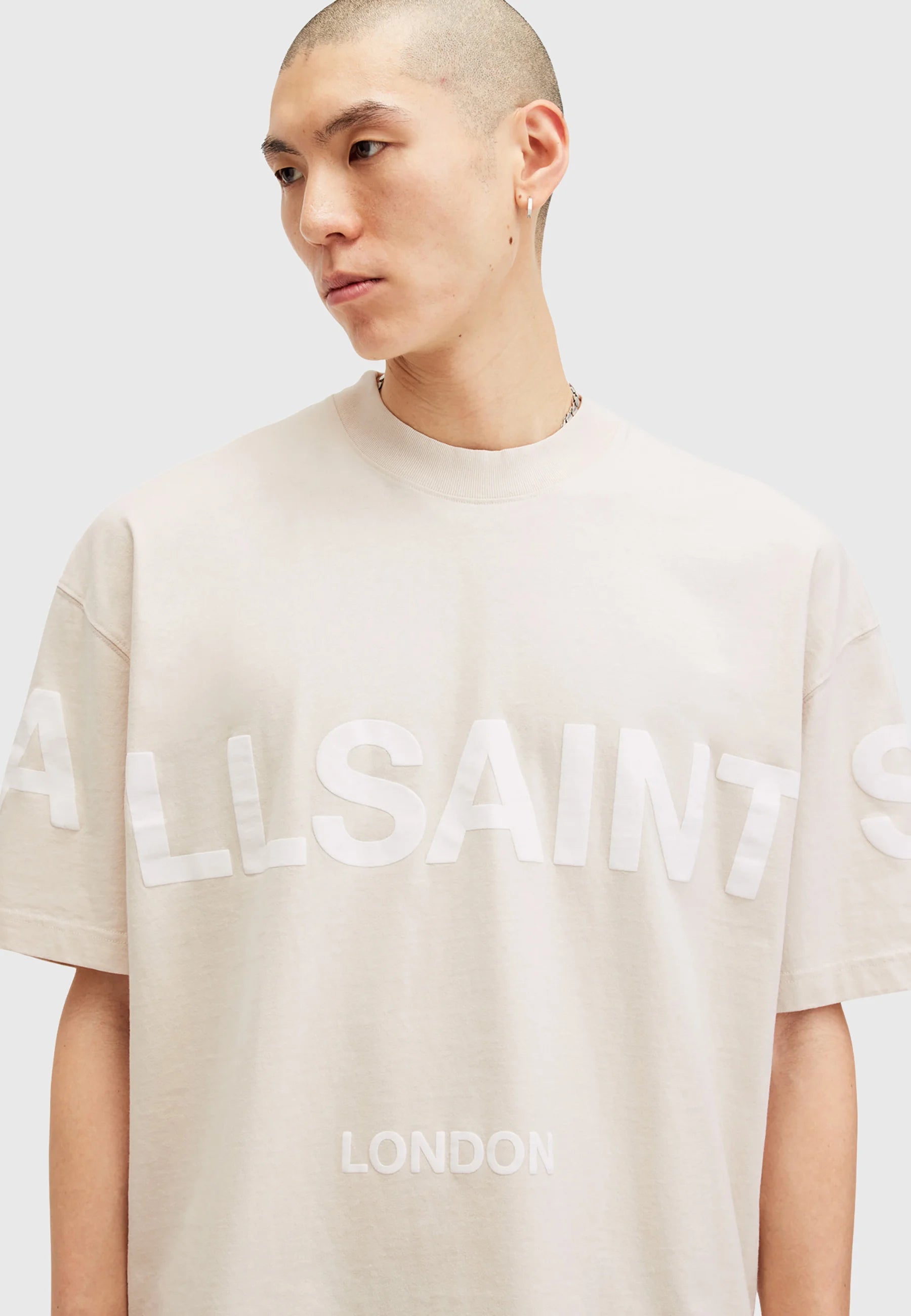 AllSaints - Biggy Crew Print T-shirt