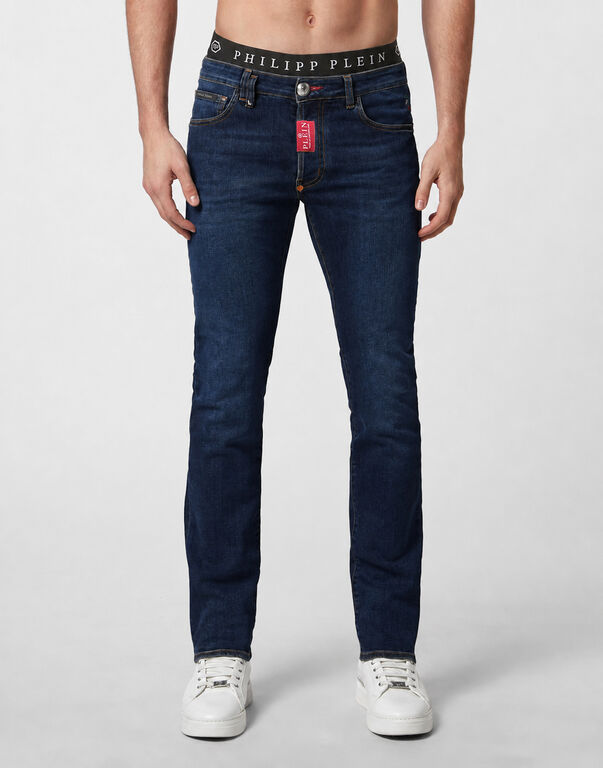 PHILIPP PLEIN - Straight Supreme Fit Jeans Basic