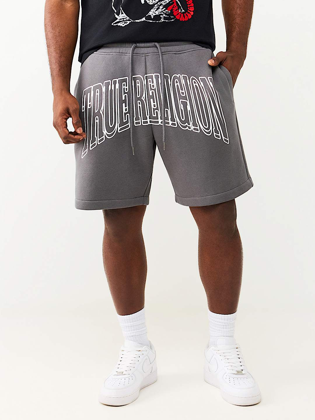 True Religion - Groovy Horseshoe Fleece Short