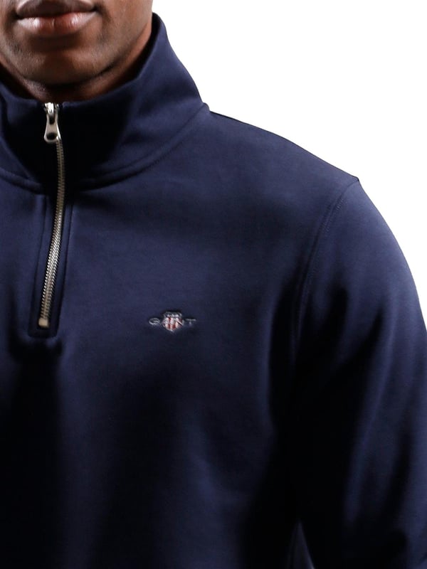Gant - Mens Shield Half Zip Sweatshirt
