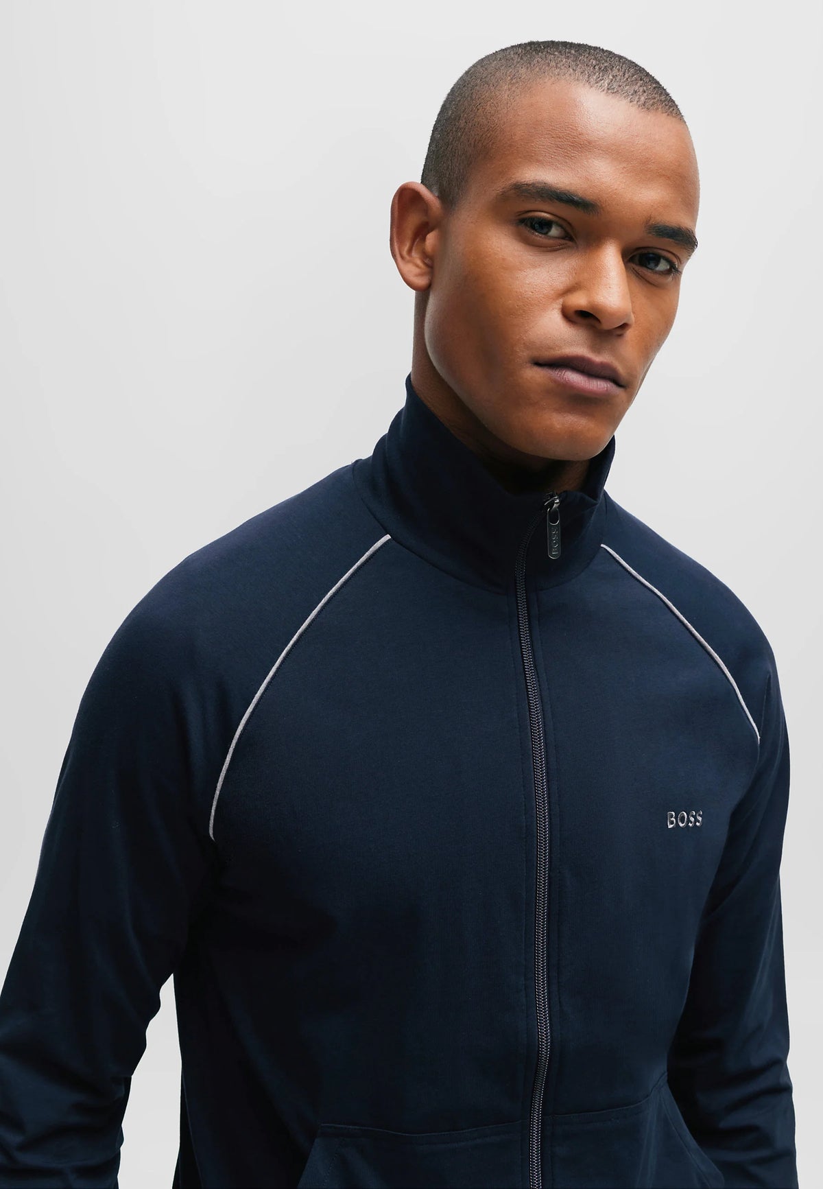 BOSS - MIX & MATCH ZIPPER , STRETCH - Zip-up sweatshirt