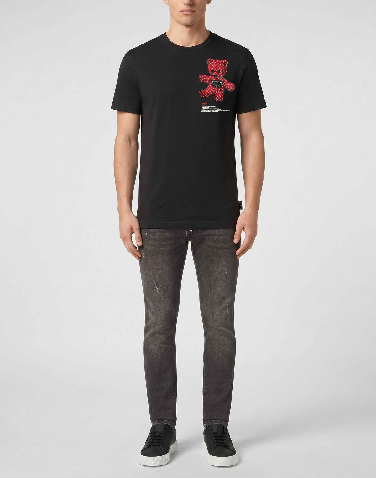 PHILIPP PLEIN - Jersey T-Shirt Teddy Chest