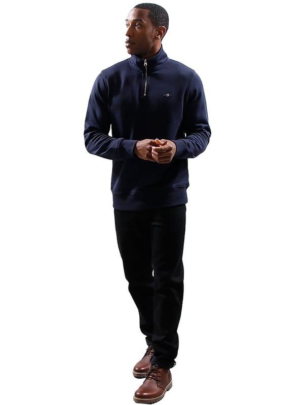 Gant - Mens Shield Half Zip Sweatshirt