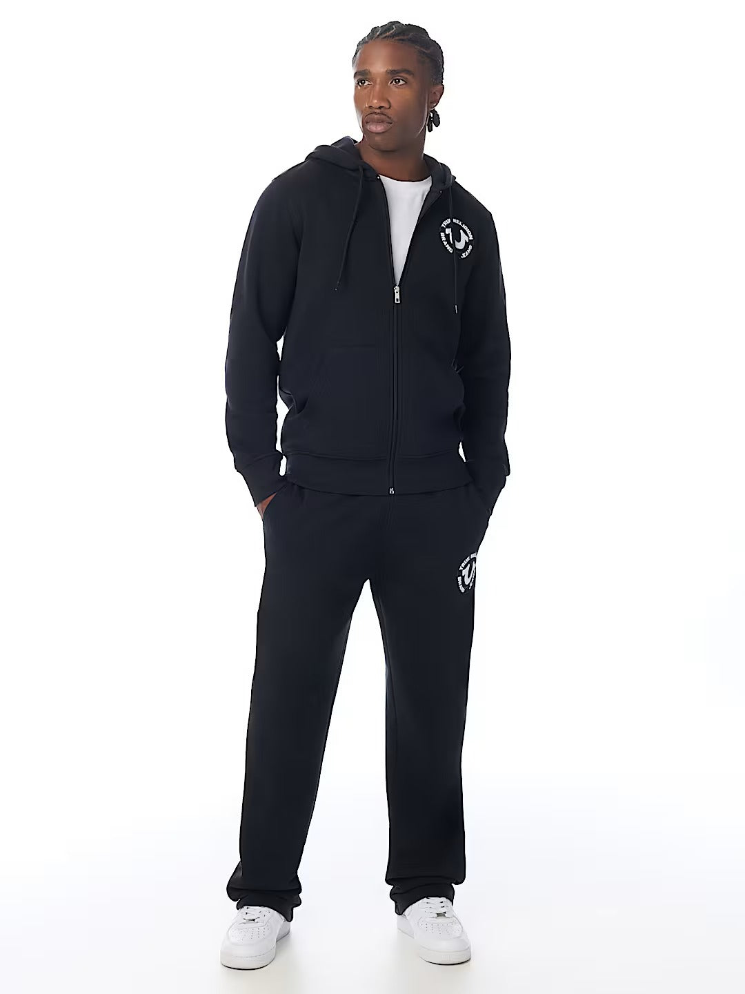 True Religion - True Puff-Print Zip Hoodie