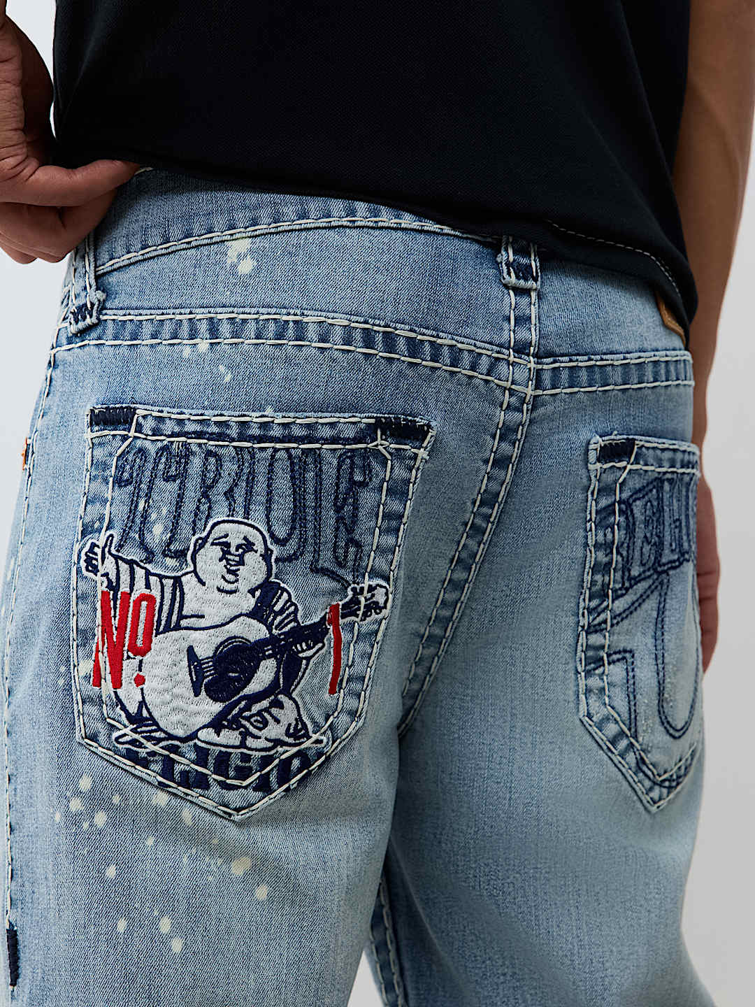 True Religion - Billy Embroidered Super T Bootcut Jean 34"