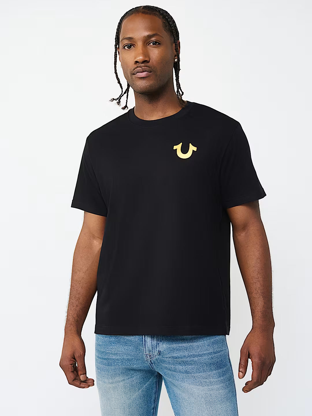 True Religion - Marker Script Buddha Tee