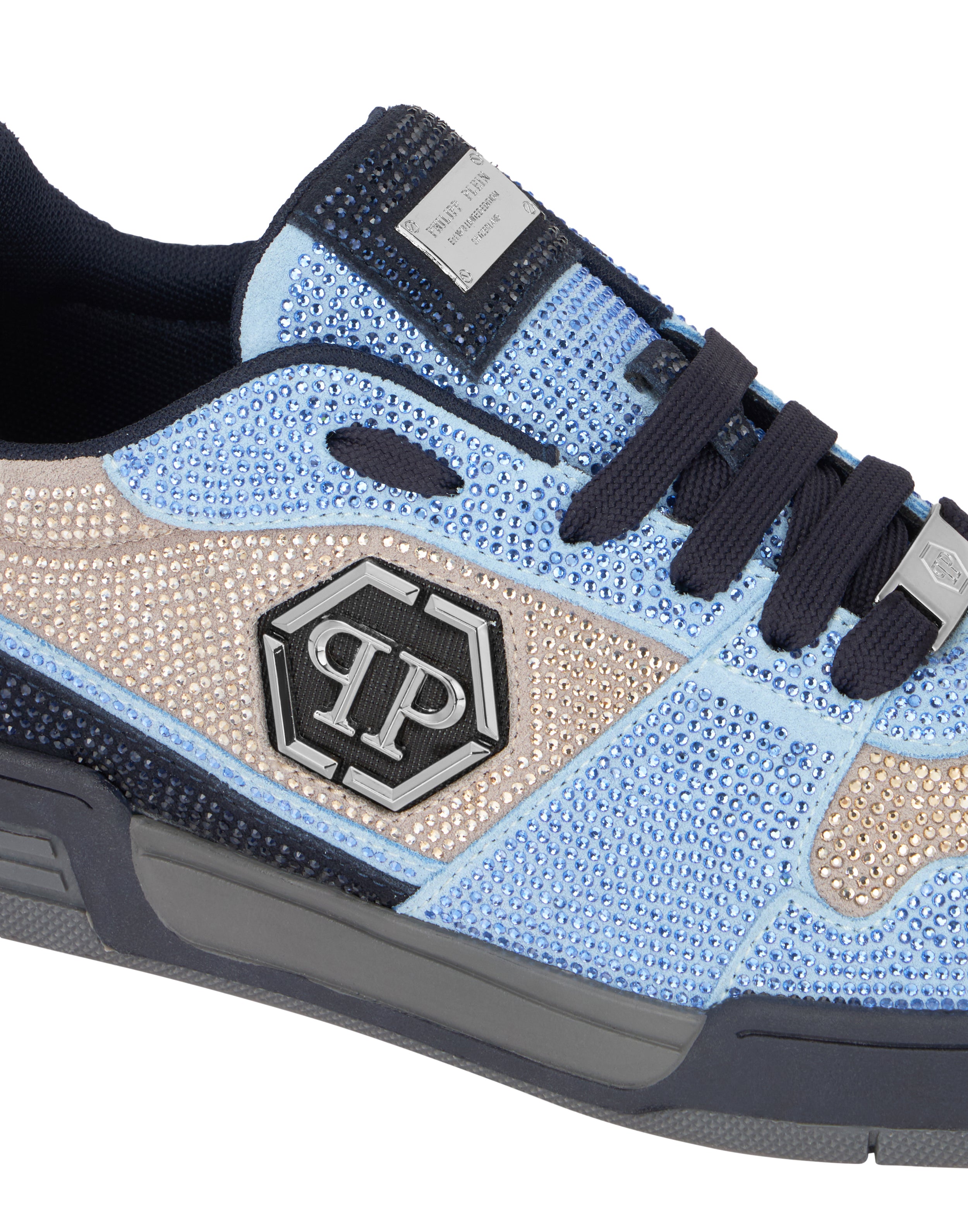 PHILIPP PLEIN - Low-Top Sneakers P-FORCE 78 Strass