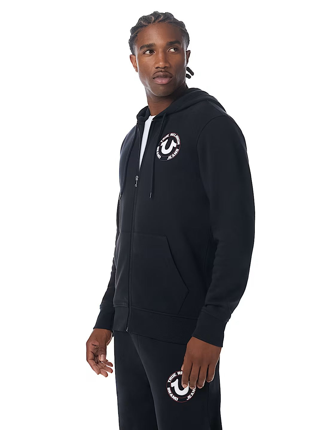 True Religion - True Puff-Print Zip Hoodie
