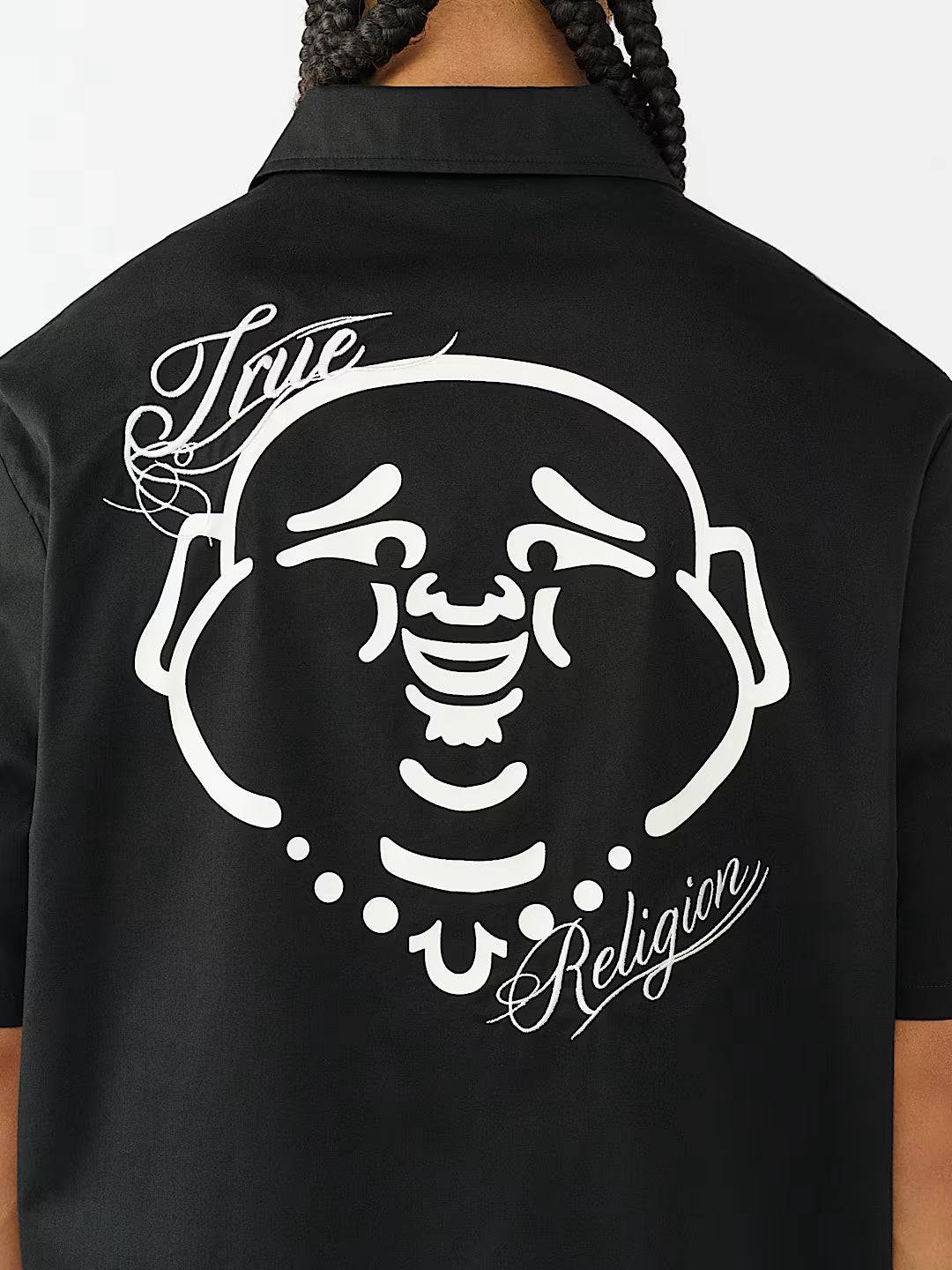 True Religion - Full-Zip Buddha Shirt