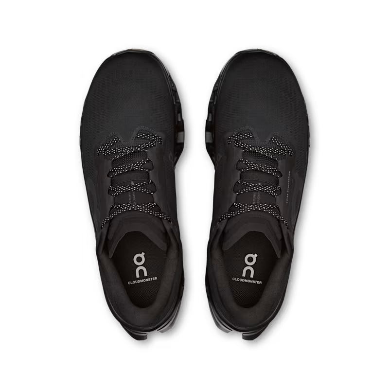 On Cloudmonster 3 – Black | Black – view 2