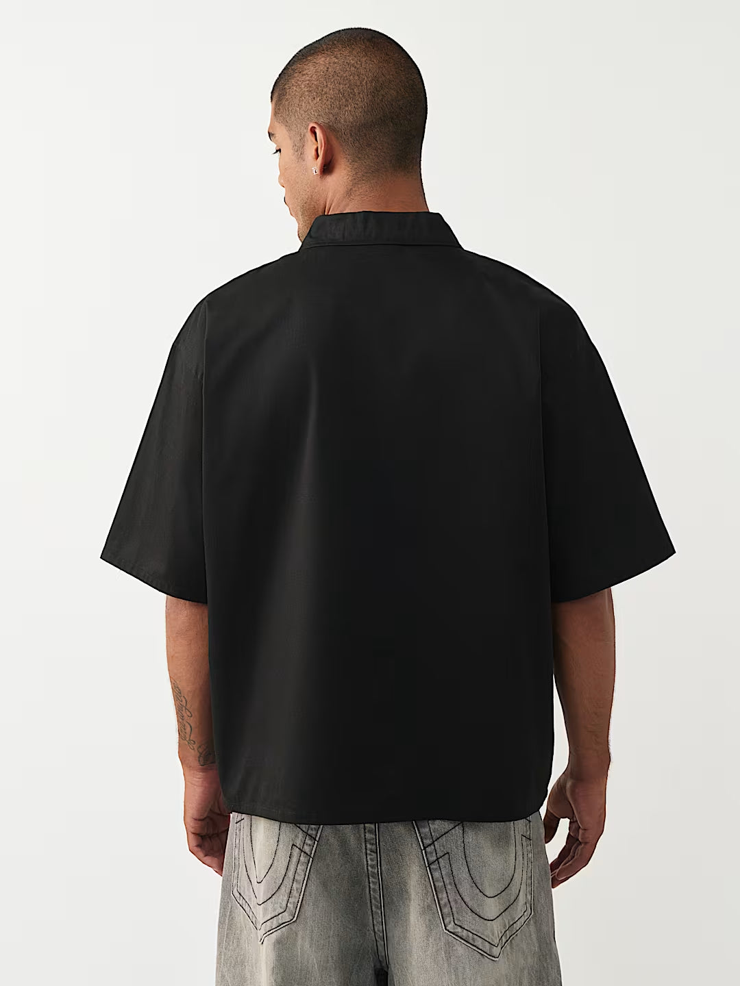 True Religion - Half-Zip Tiger Shirt