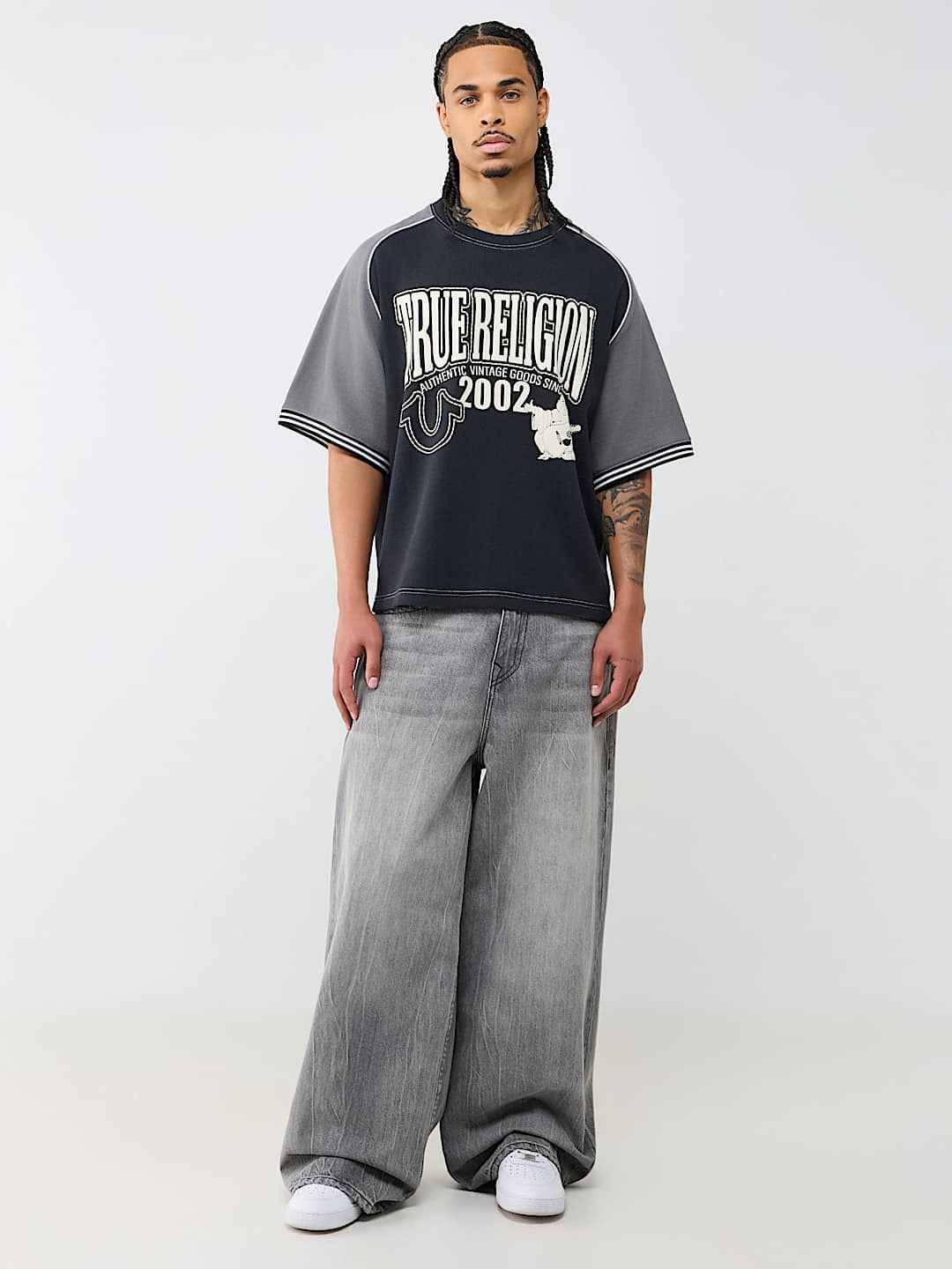 True Religion - Raglan Heavyweight Boxy Knit Top