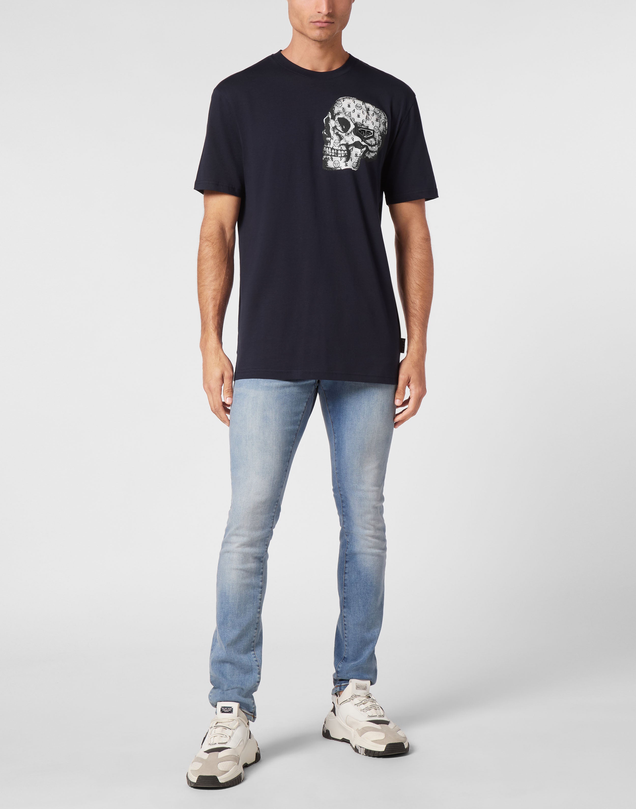 PHILIPP PLEIN - T-shirt Round Neck SS Skull