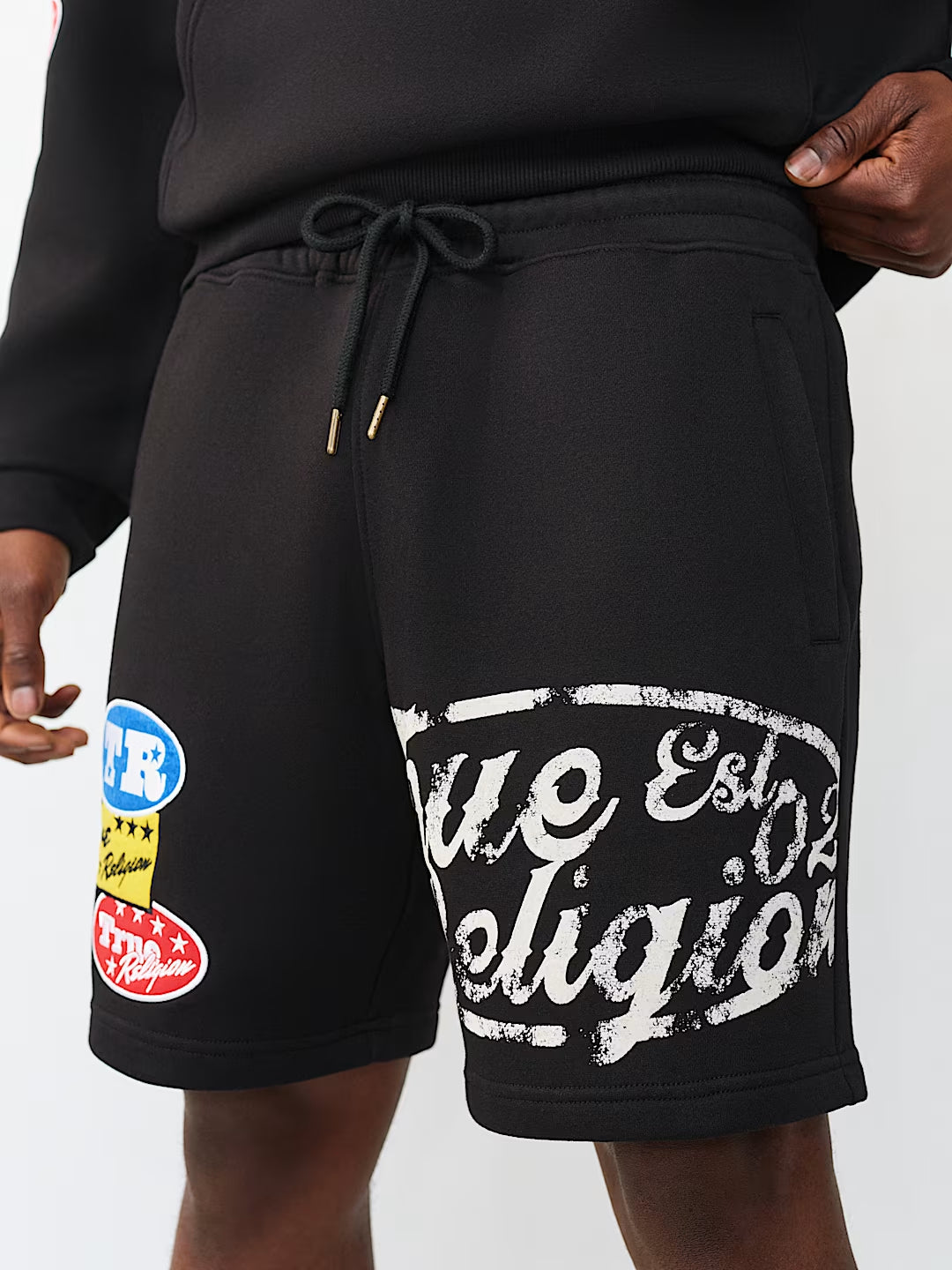 True Religion - Logo Patch Sweatshort