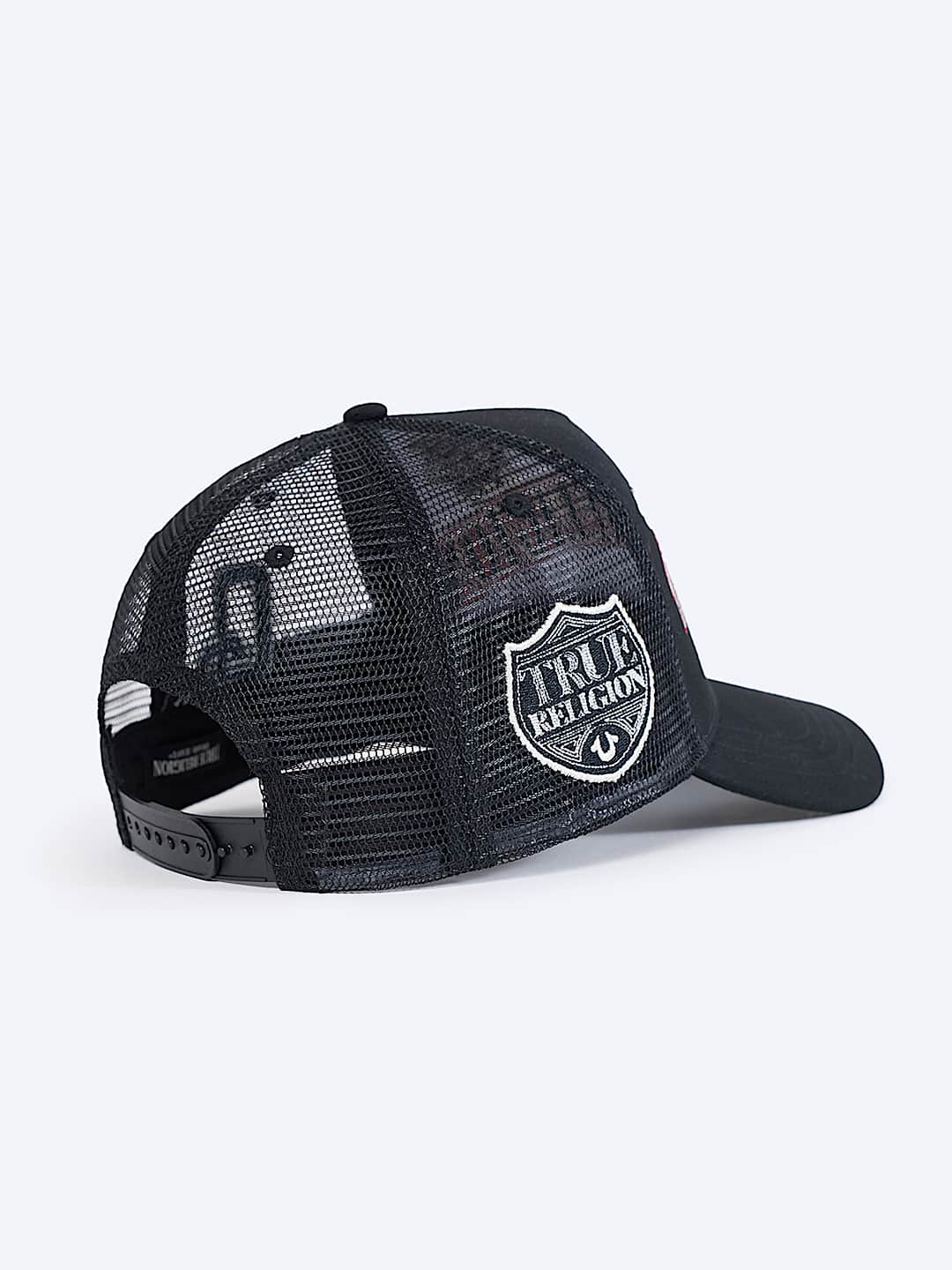 True Religion -Multi-logo Trucker Hat