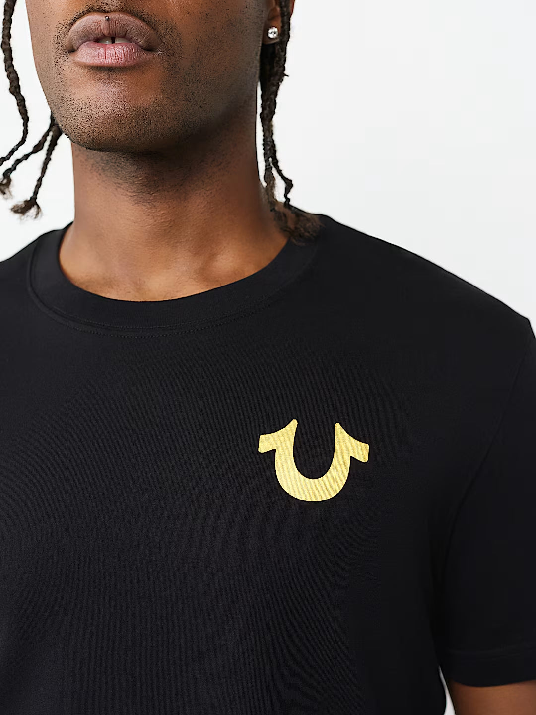 True Religion - Marker Script Buddha Tee